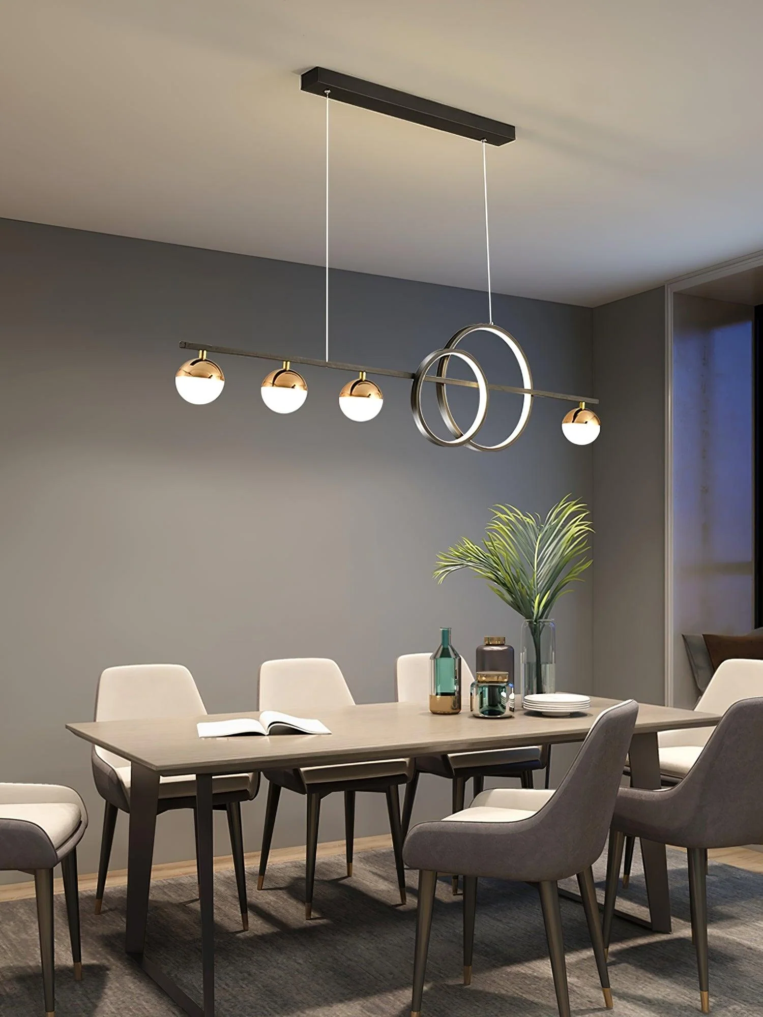Brooklyn Double Circle Chandelier - Image 7