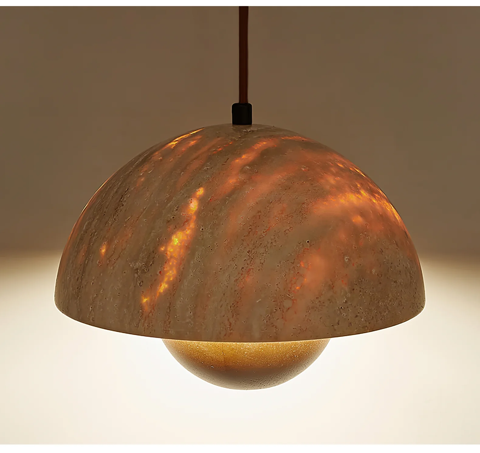 Bud Travertine Pendant Lamp - Image 10