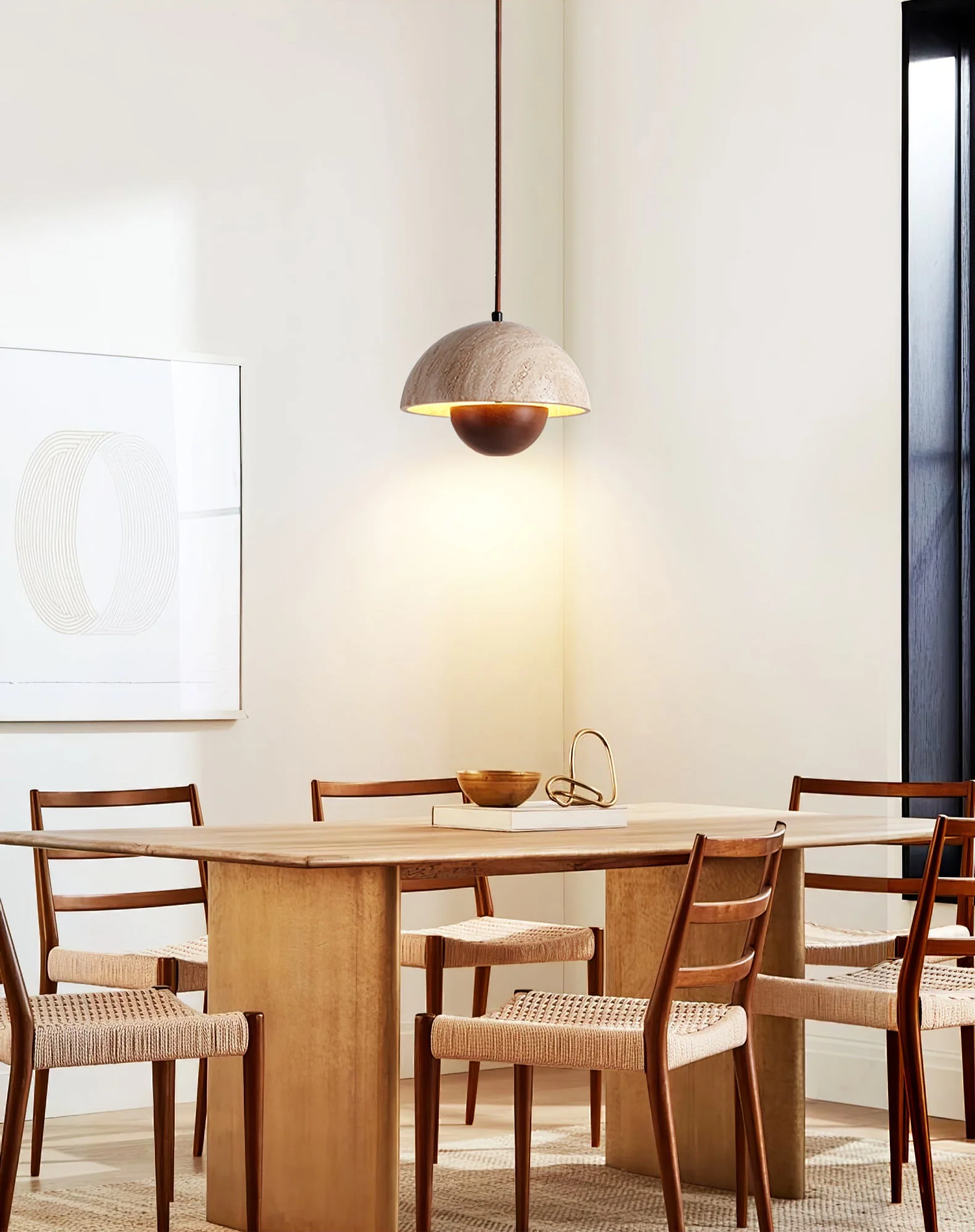 Bud Travertine Pendant Lamp - Image 6