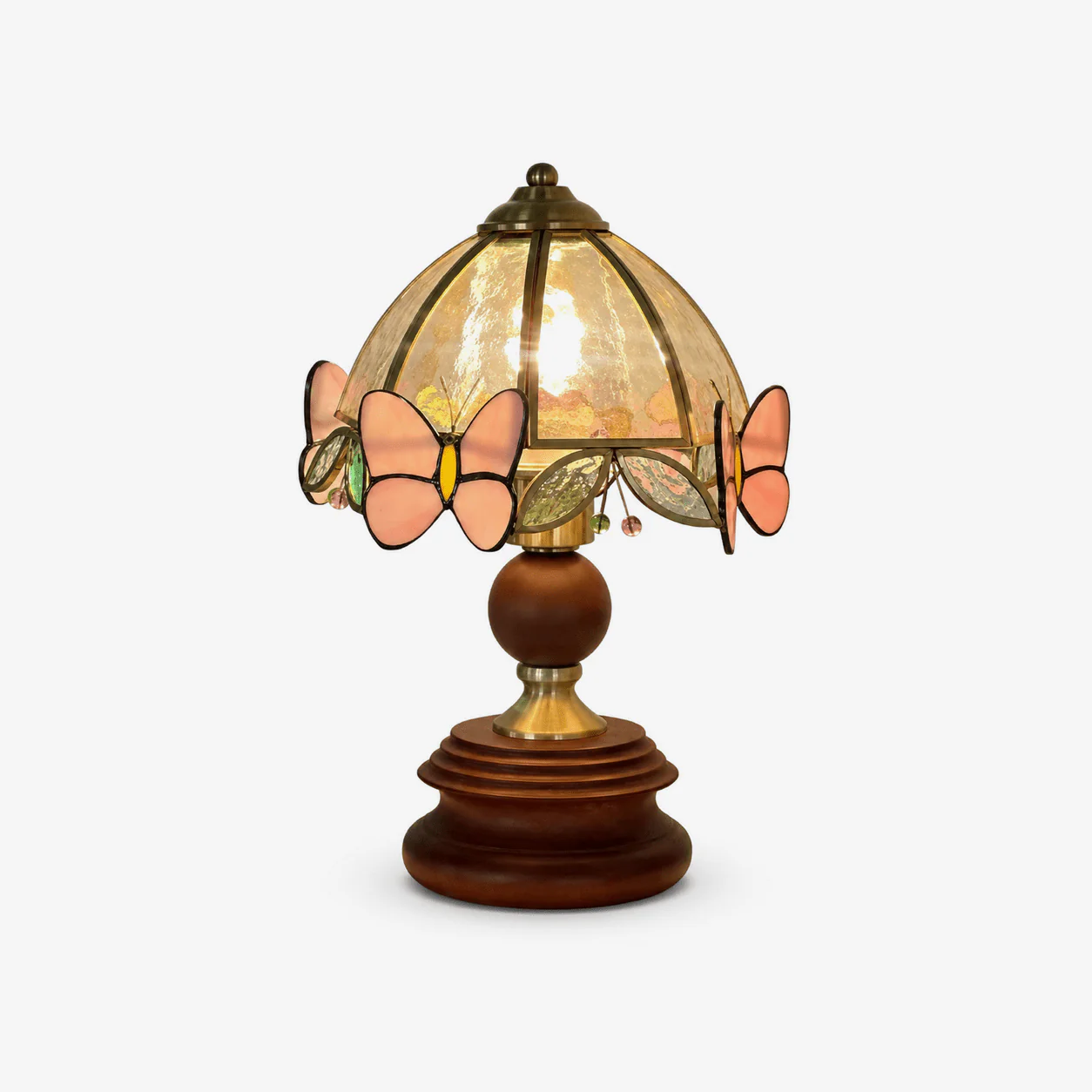Butterfly Garden Tiffany Table Lamp