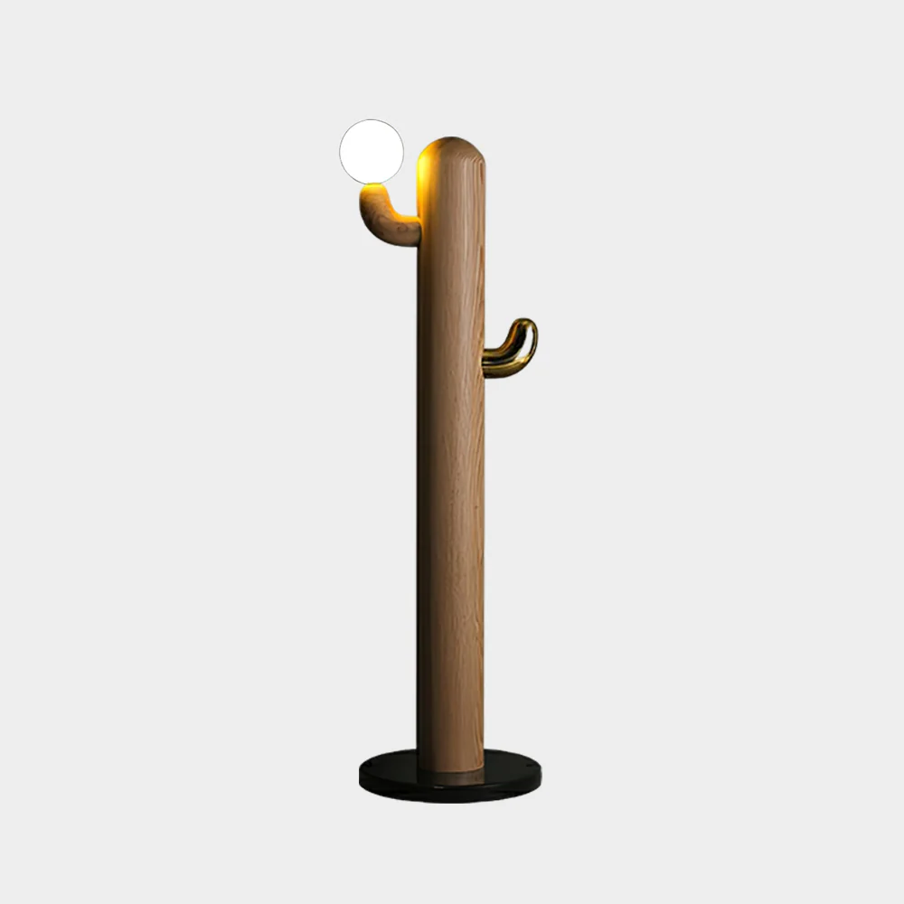 Cactus Wood Floor Lamp - Image 44