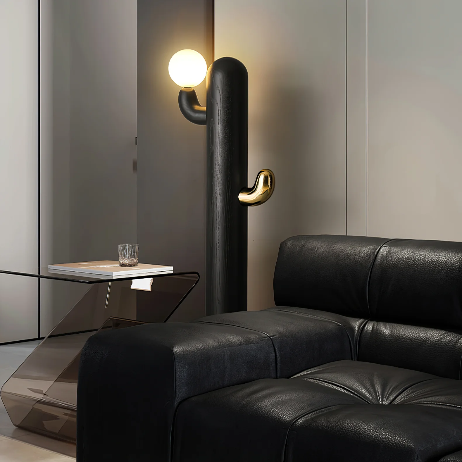 Cactus Wood Floor Lamp - Image 47