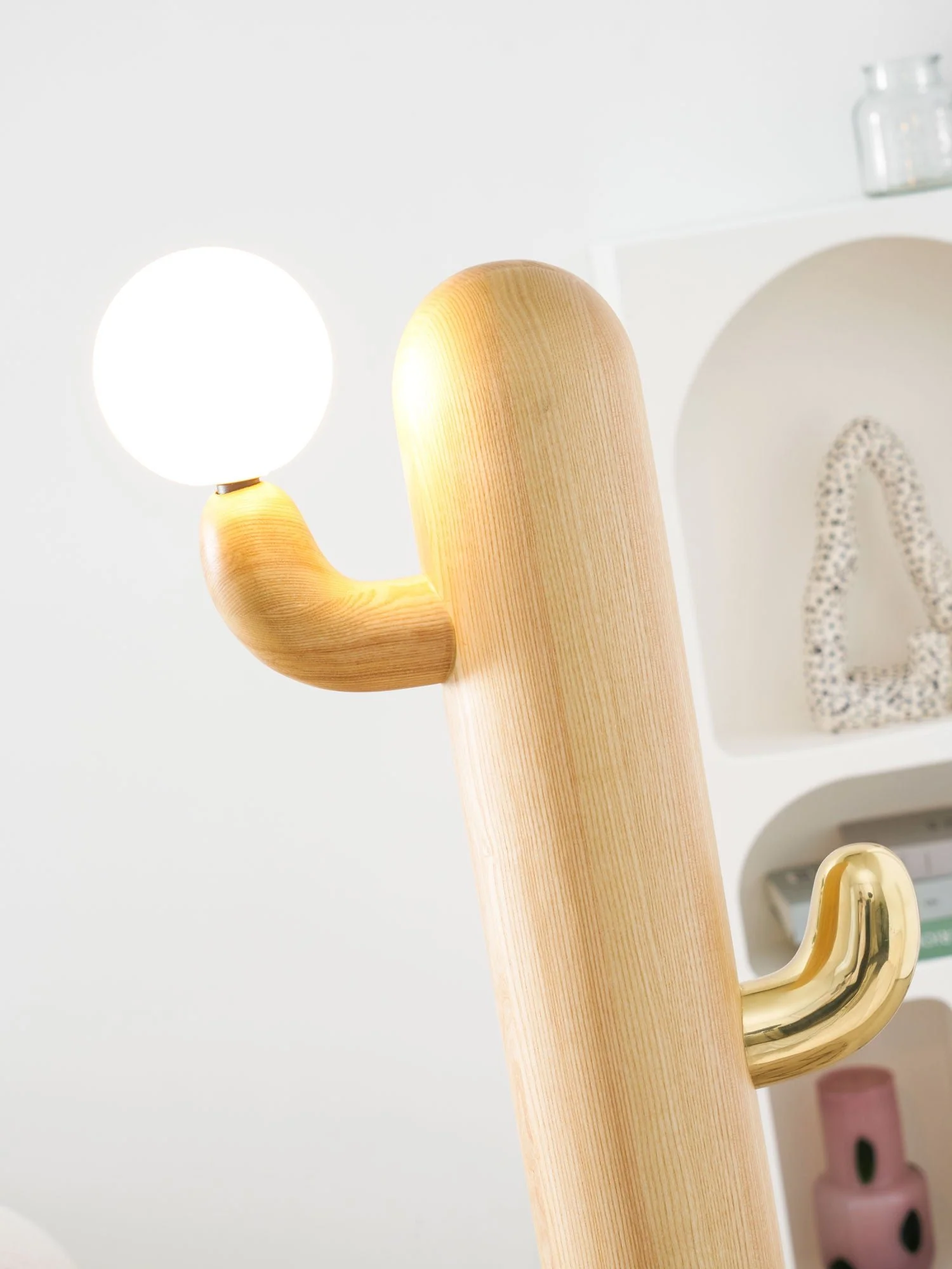 Cactus Wood Floor Lamp - Image 54