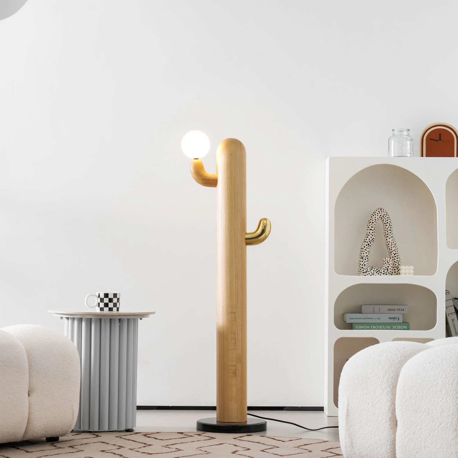Cactus Wood Floor Lamp - Image 62