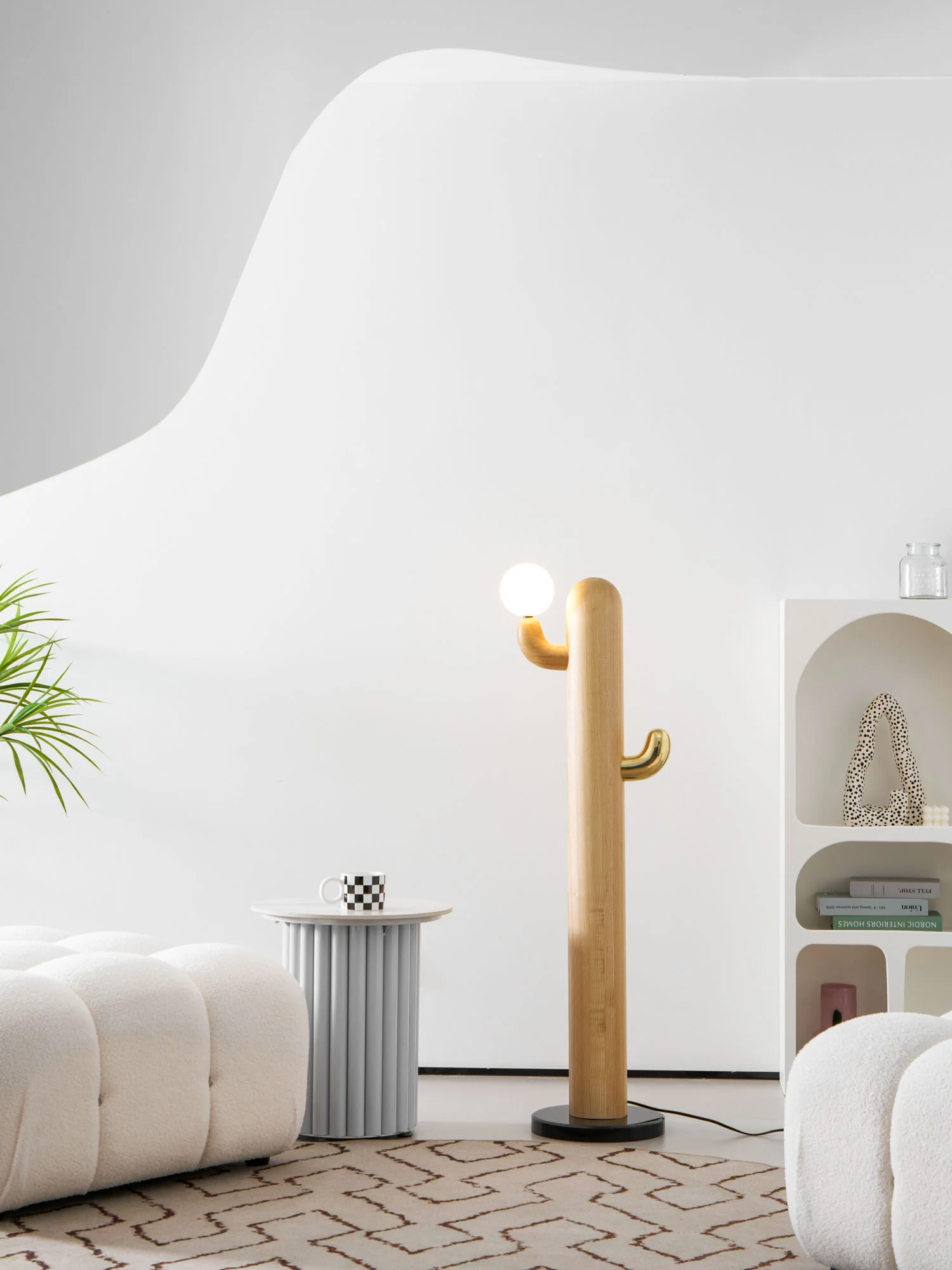 Cactus Wood Floor Lamp - Image 63