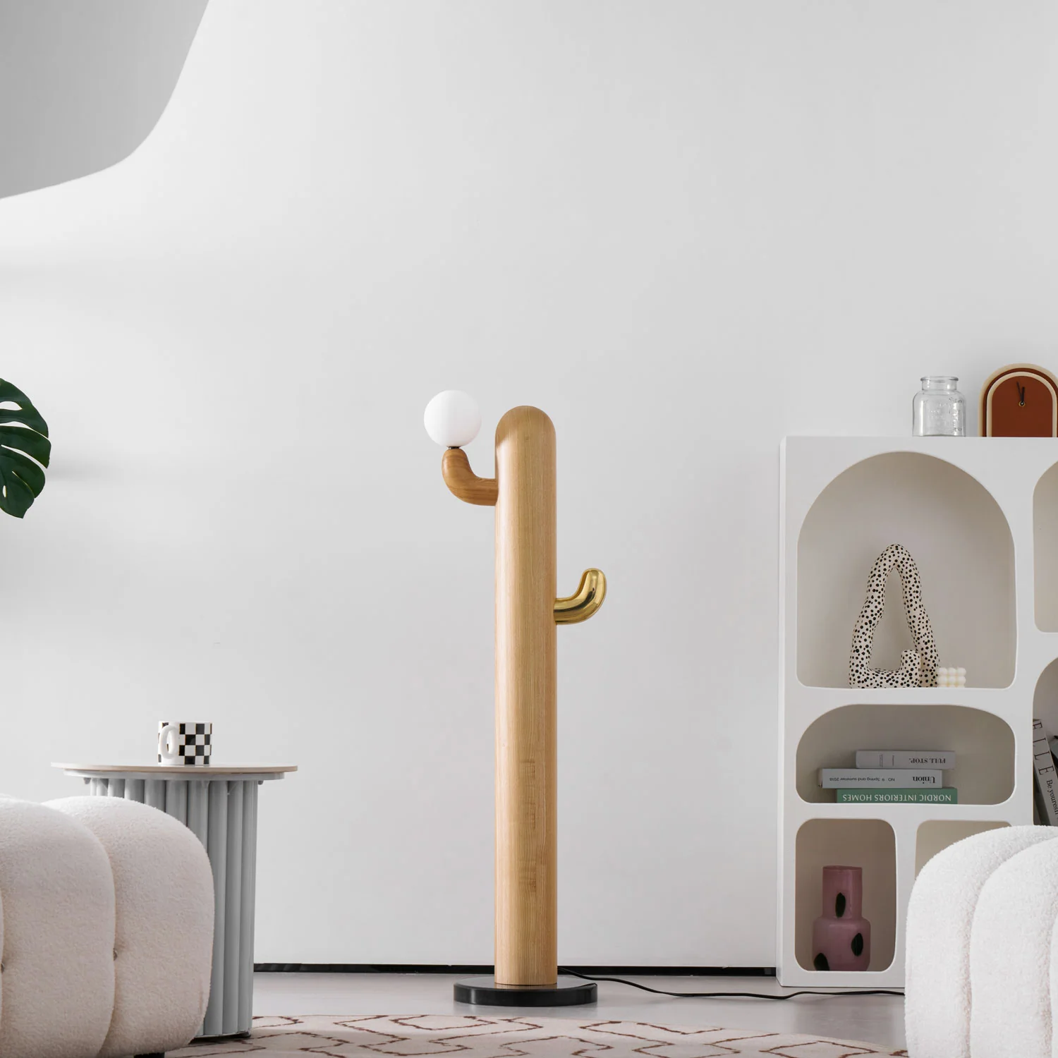 Cactus Wood Floor Lamp - Image 66