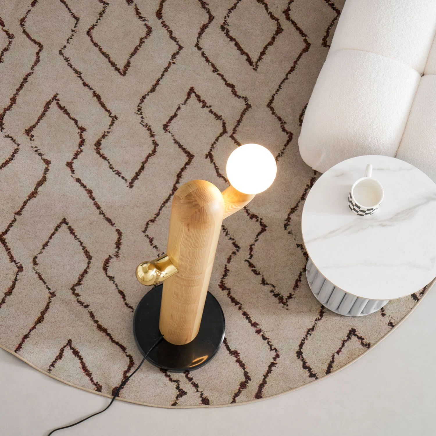 Cactus Wood Floor Lamp - Image 68