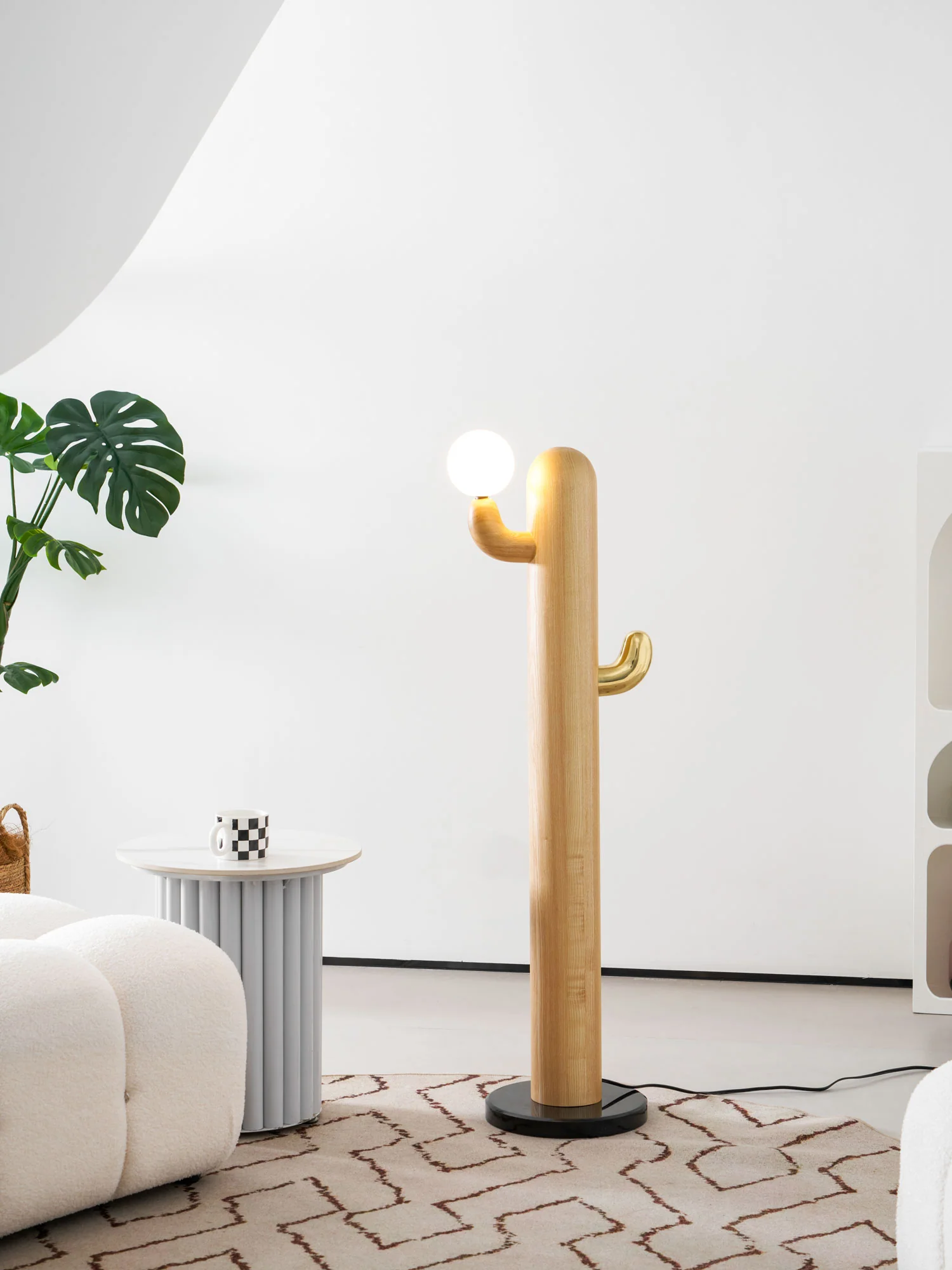 Cactus Wood Floor Lamp - Image 69