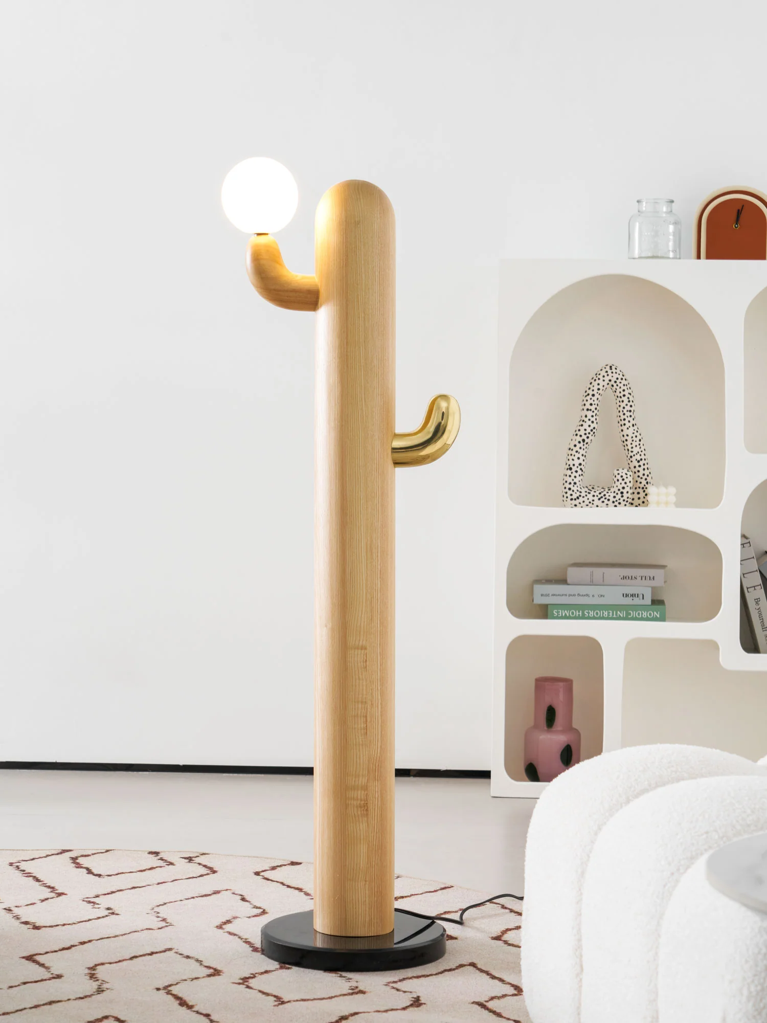 Cactus Wood Floor Lamp - Image 70