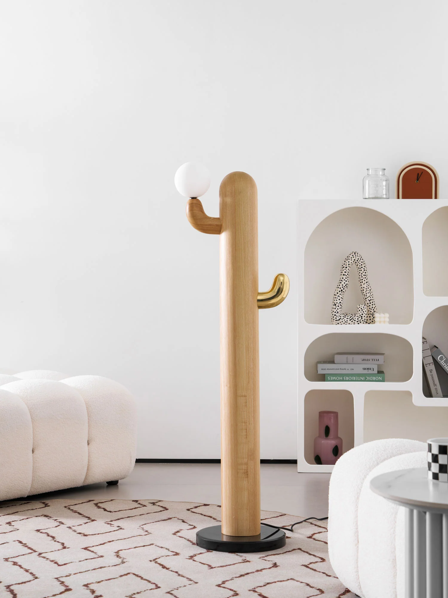 Cactus Wood Floor Lamp - Image 71
