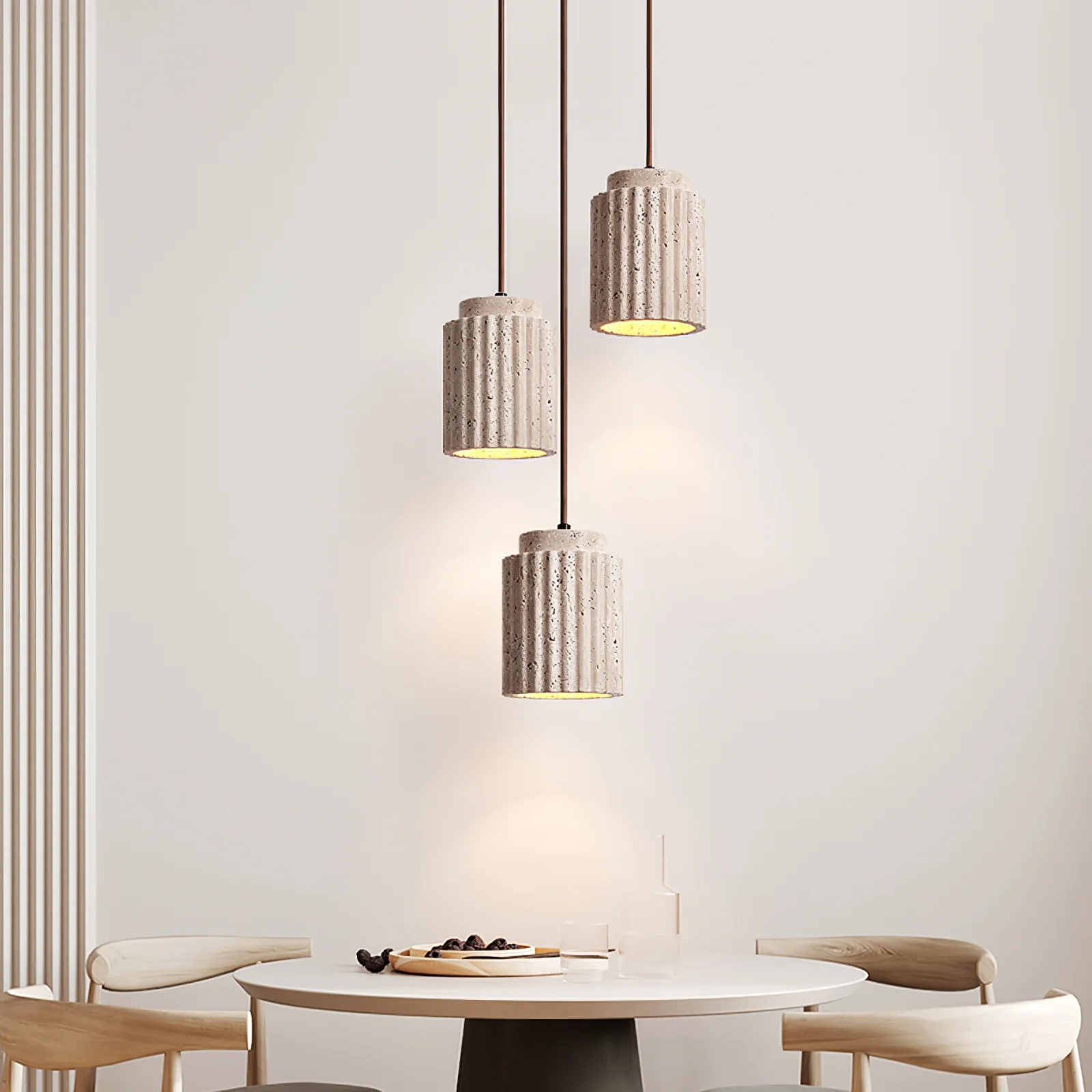 Caelia Travertine Pendant Light - Image 6