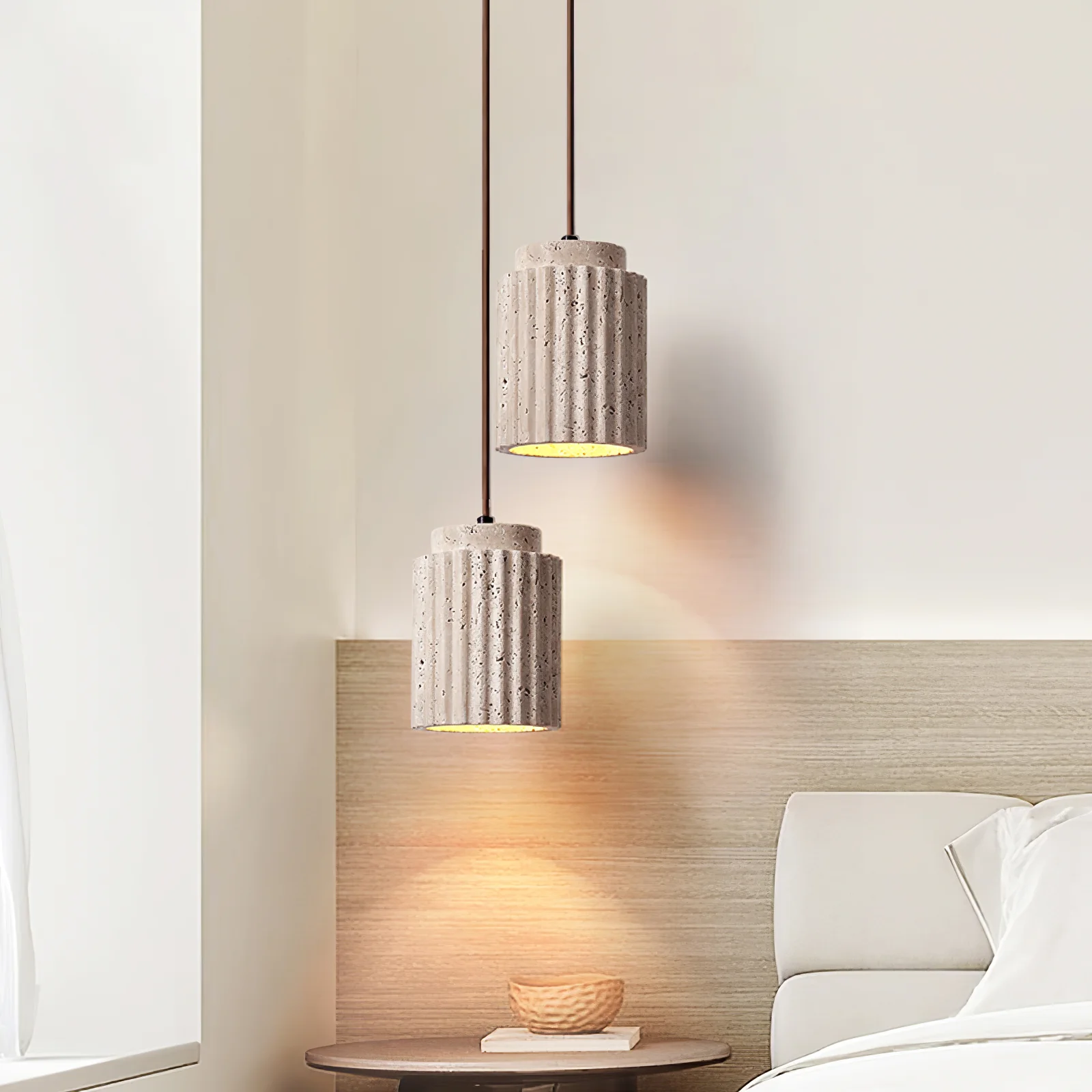 Caelia Travertine Pendant Light - Image 7