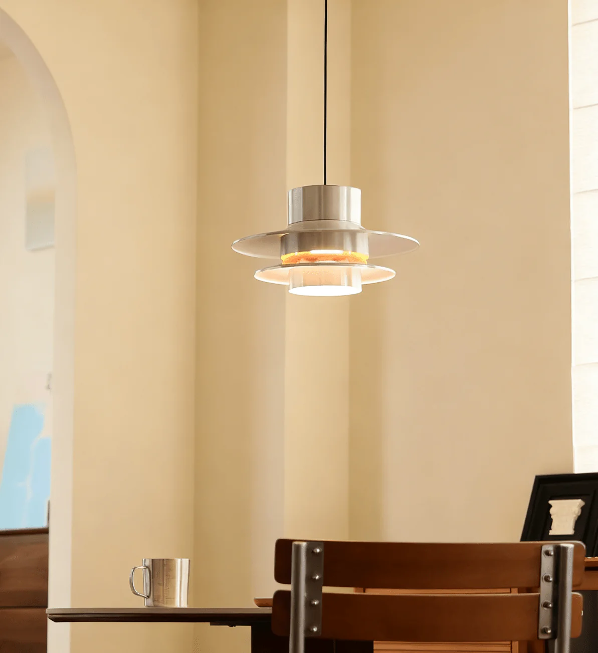 Caelith Chrome Pendant Light - Image 4