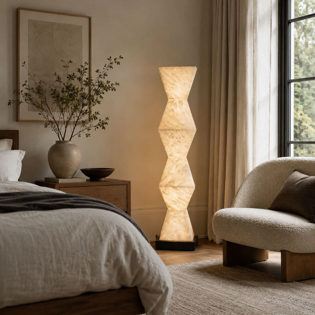 Cairn Alabaster Floor Lamp - Image 5