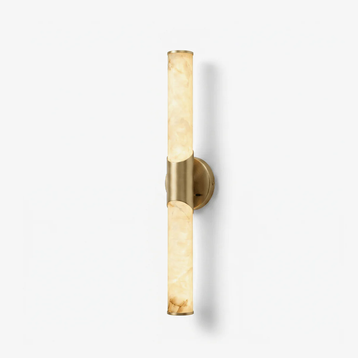 Calcedonia Alabaster Tube Wall Sconce