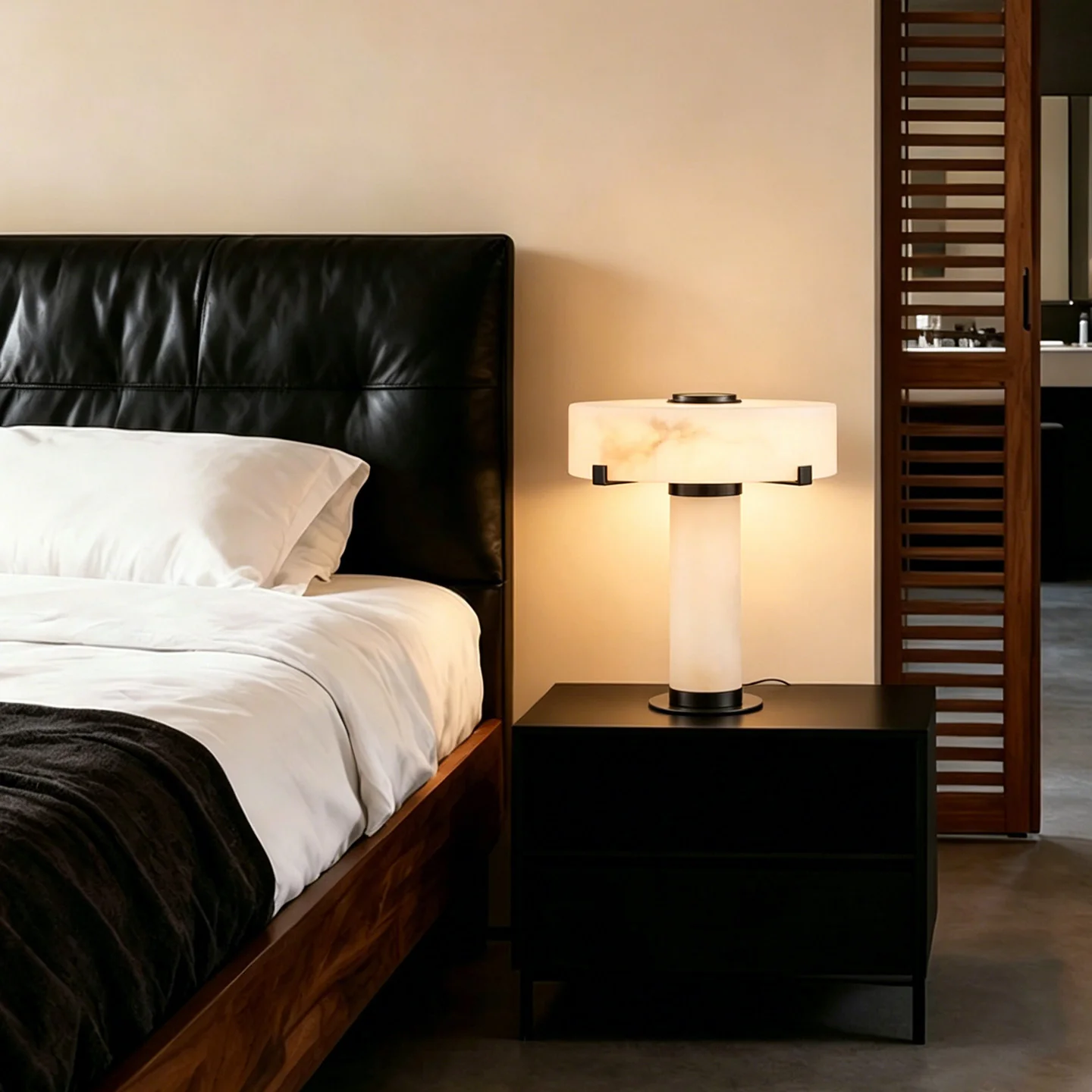 Calix Alabaster Table Lamp - Image 7