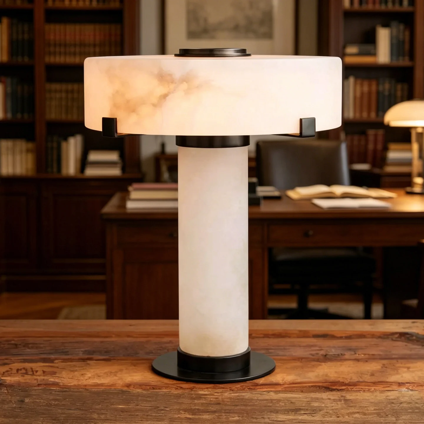 Calix Alabaster Table Lamp - Image 8