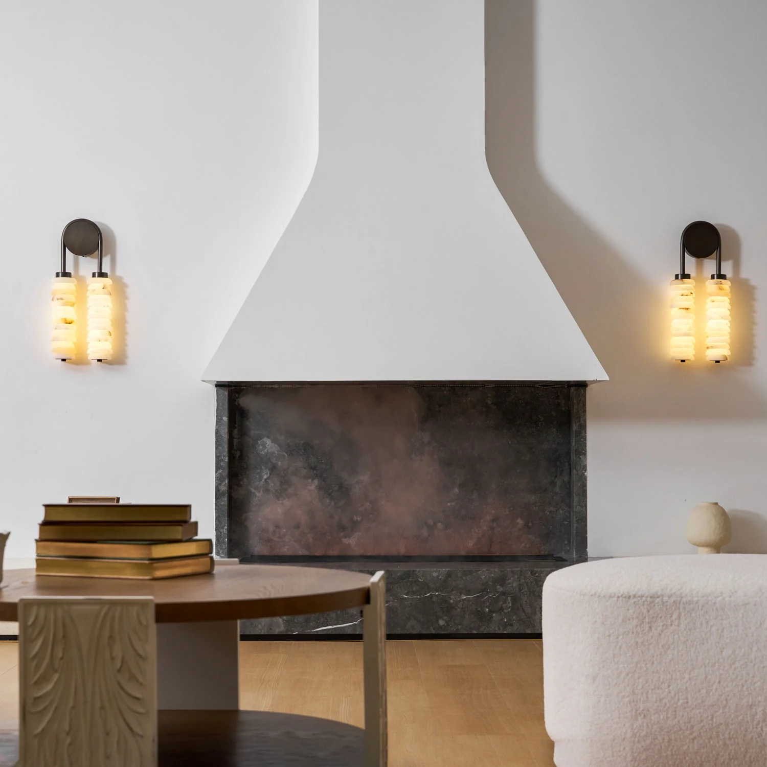 Calla Ribbed Alabaster Sconce - Image 13