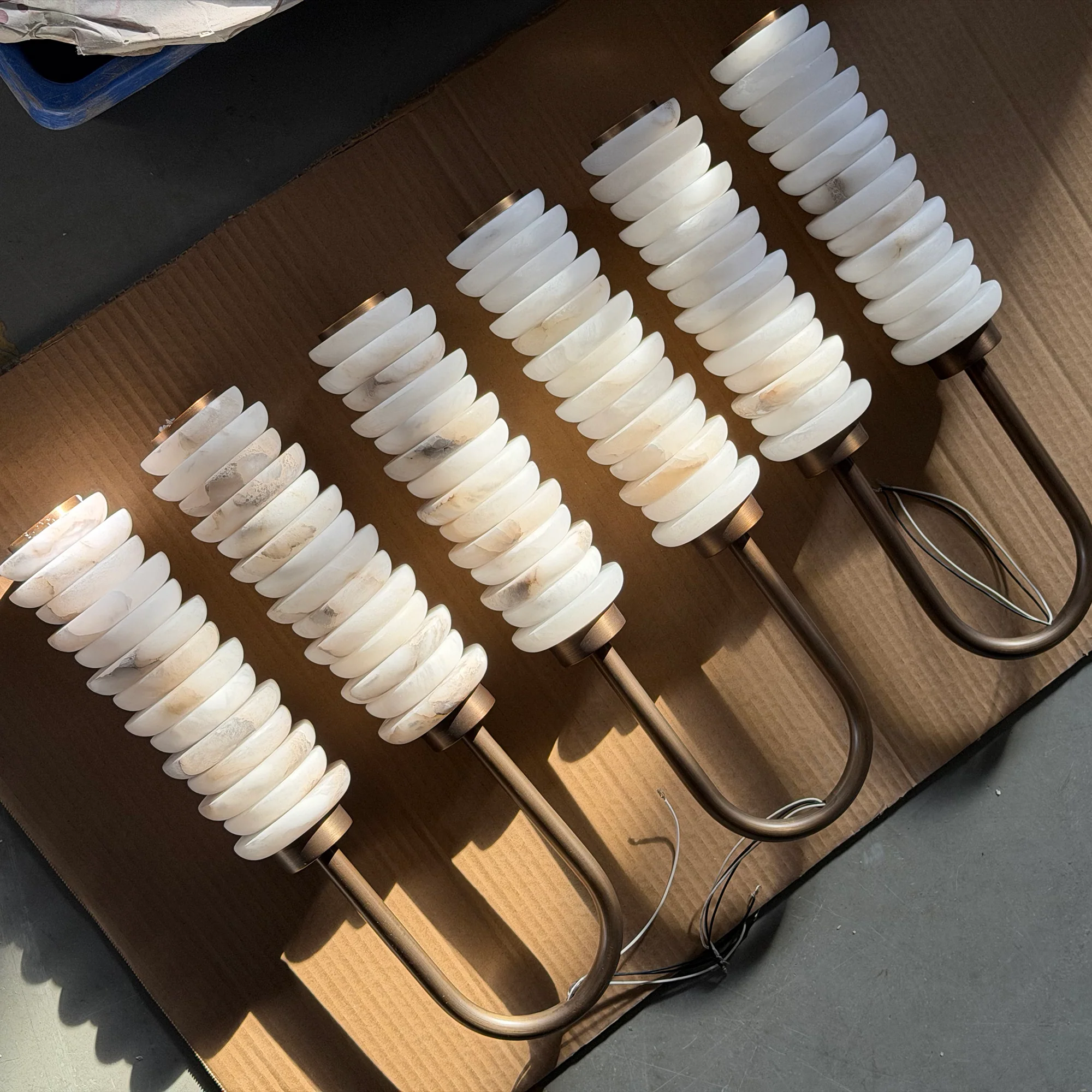 Calla Ribbed Alabaster Sconce - Image 29