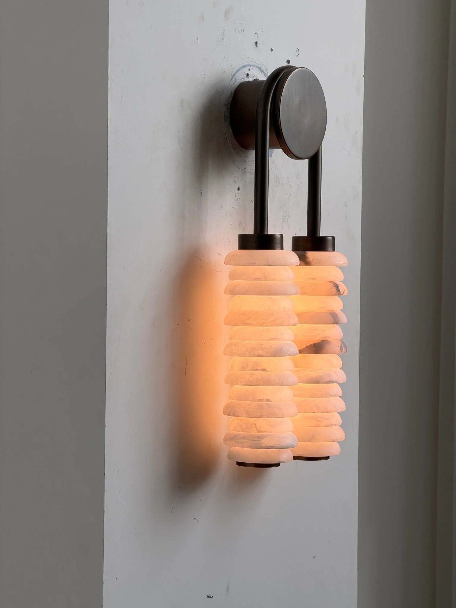 Calla Ribbed Alabaster Sconce - Image 37