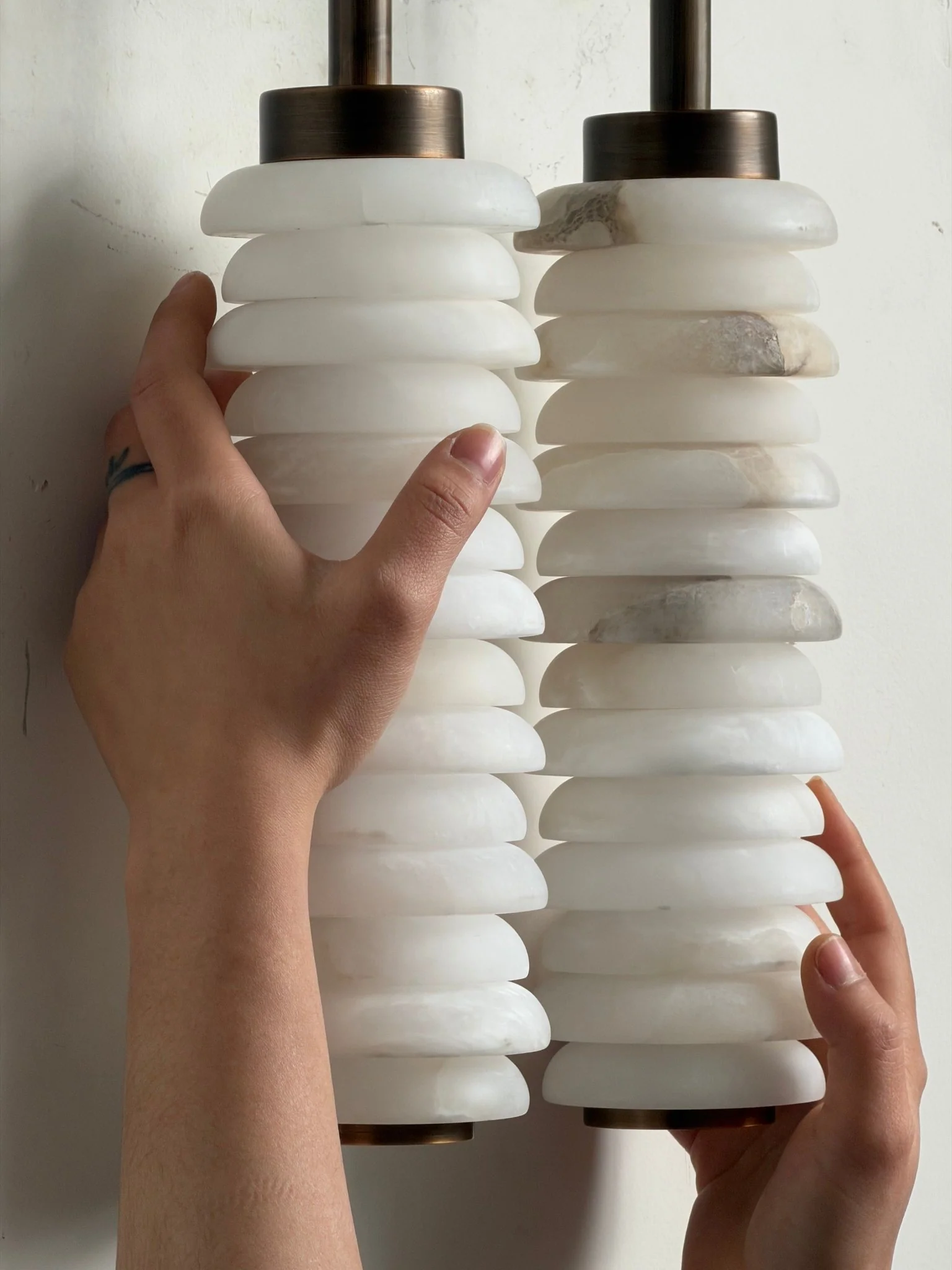 Calla Ribbed Alabaster Sconce - Image 48