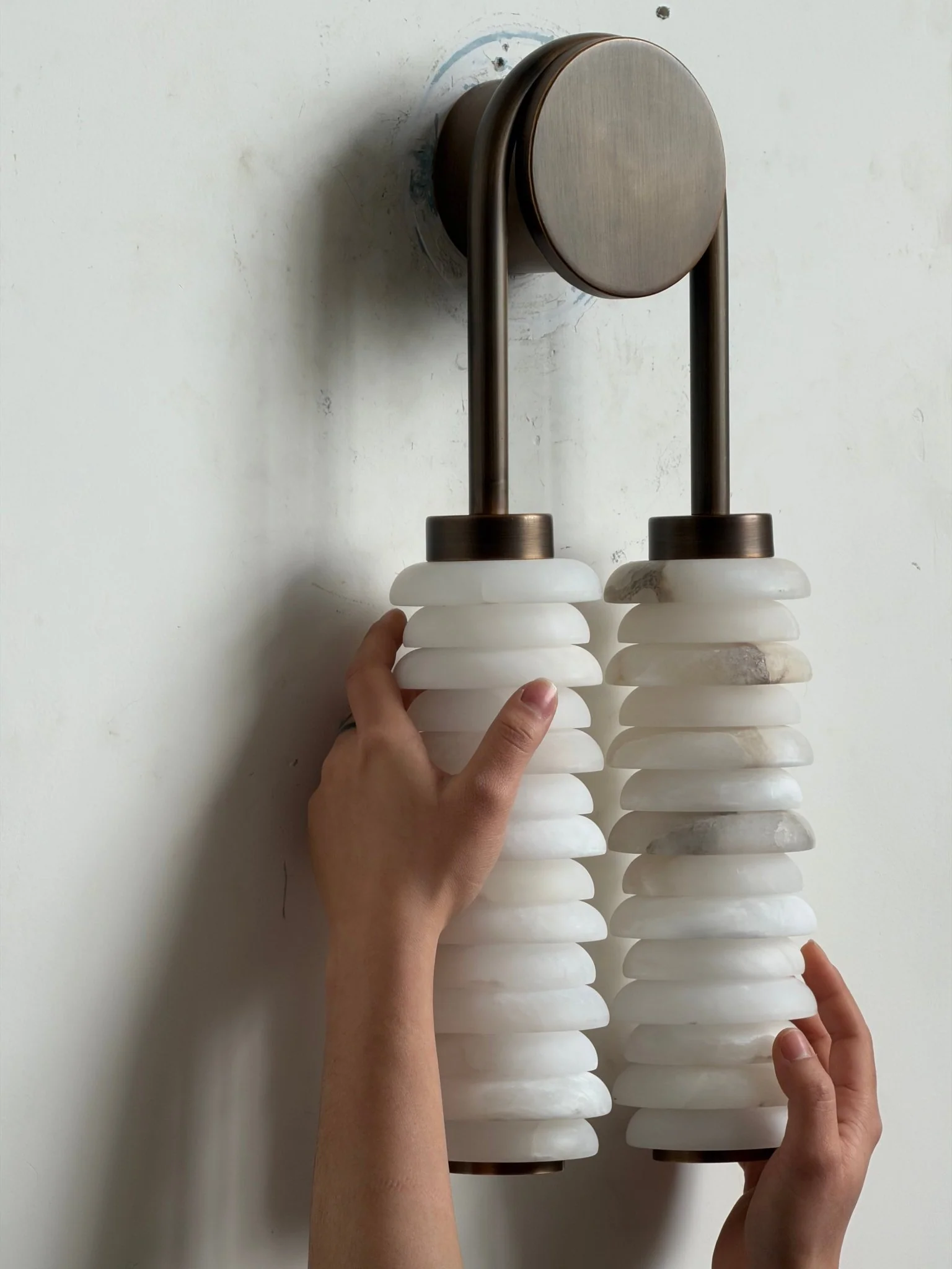 Calla Ribbed Alabaster Sconce - Image 50