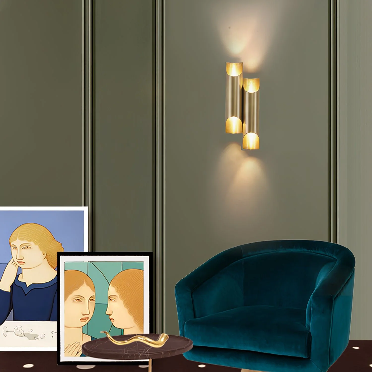 Callahan Brass Wall Lamp - Image 10