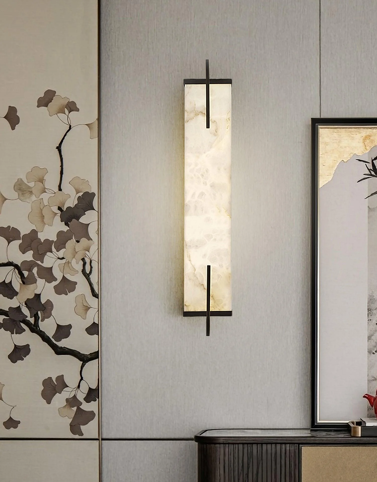 Calliope Alabaster Wall Sconce - Image 19