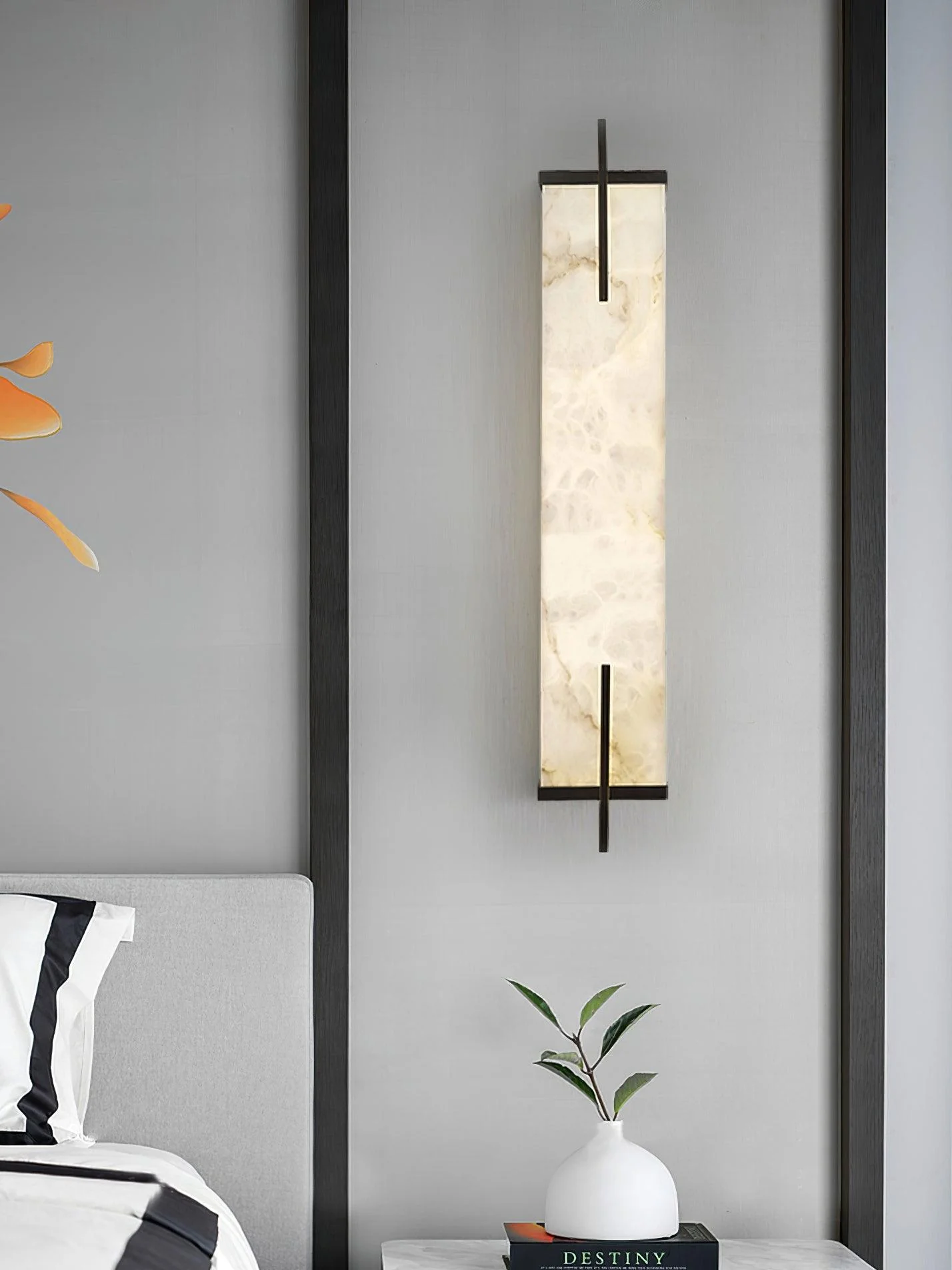 Calliope Alabaster Wall Sconce - Image 23