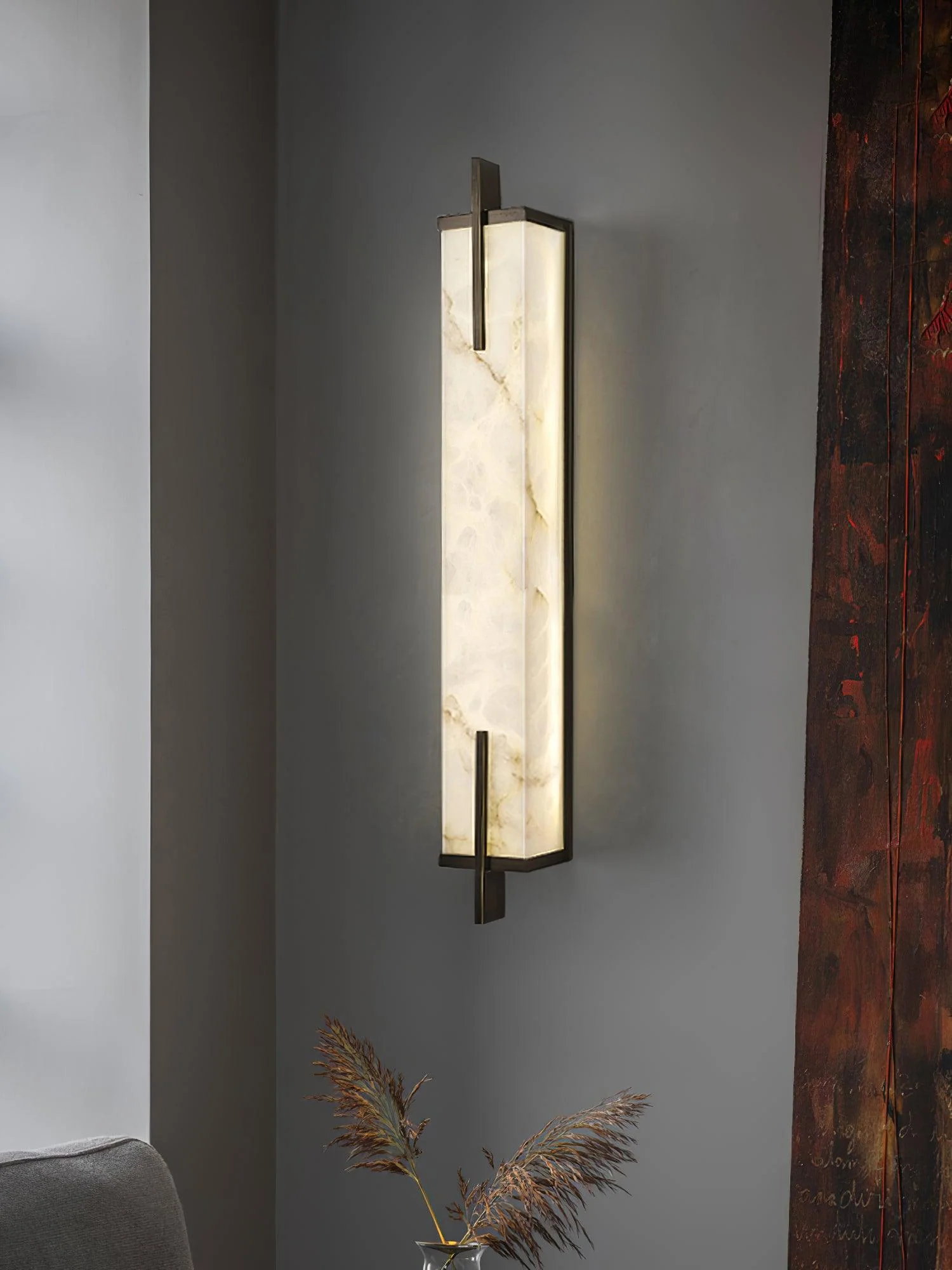 Calliope Alabaster Wall Sconce - Image 25