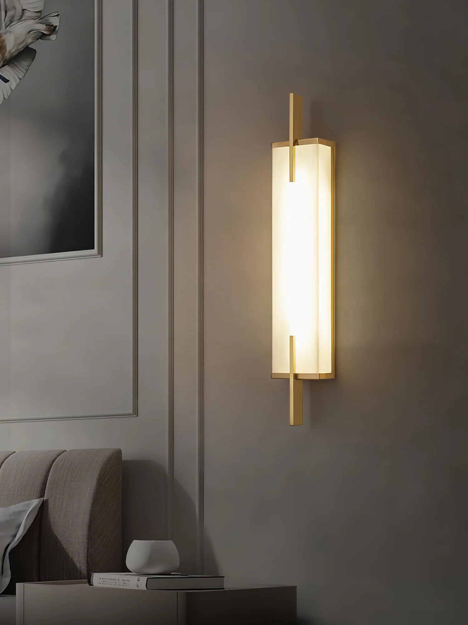 Calliope Alabaster Wall Sconce - Image 35