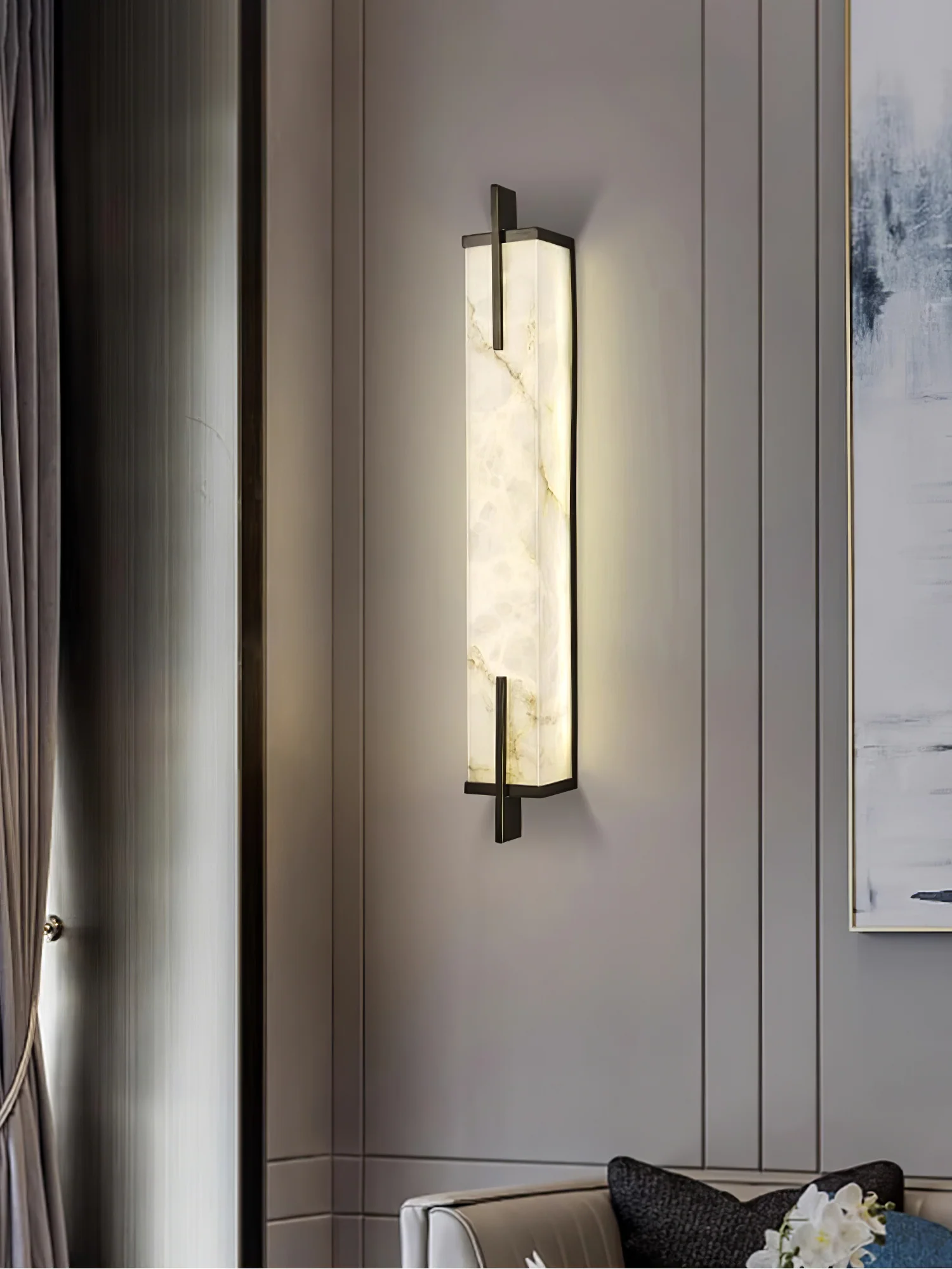 Calliope Alabaster Wall Sconce - Image 38