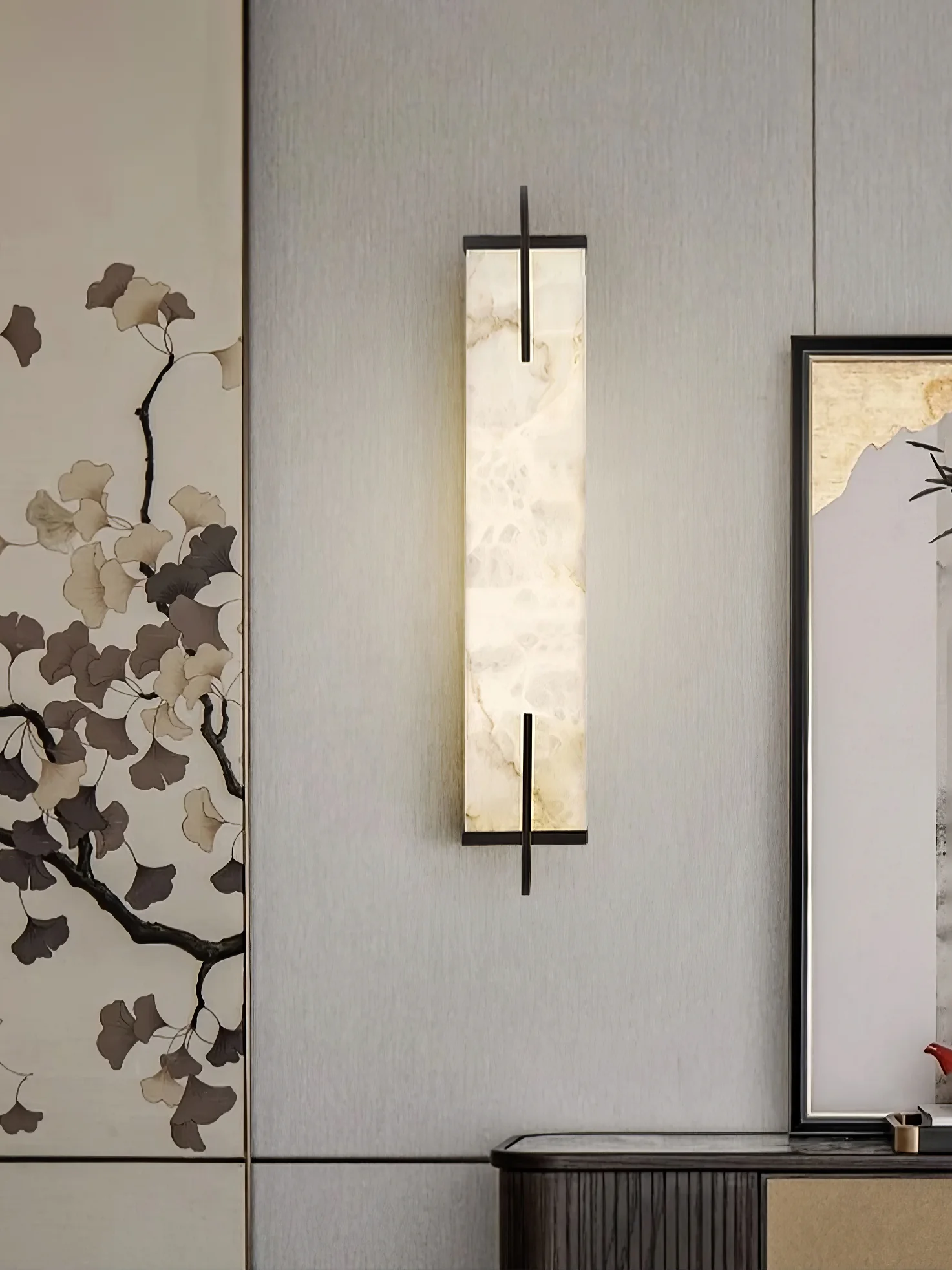 Calliope Alabaster Wall Sconce - Image 41