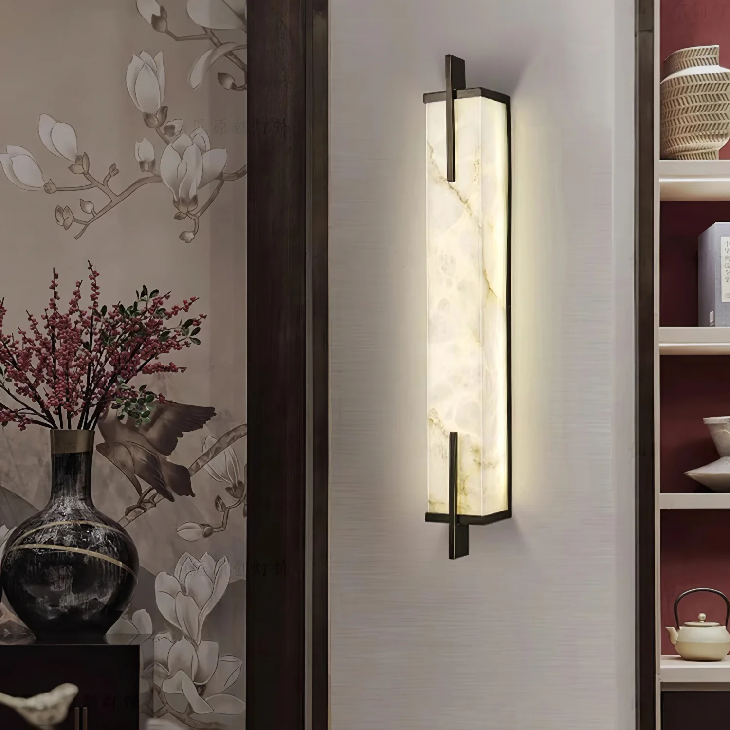 Calliope Alabaster Wall Sconce - Image 43