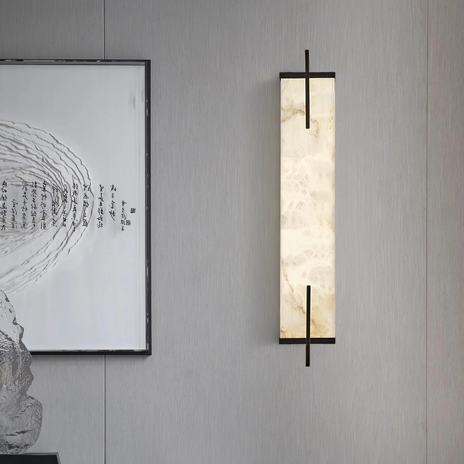 Calliope Alabaster Wall Sconce - Image 8
