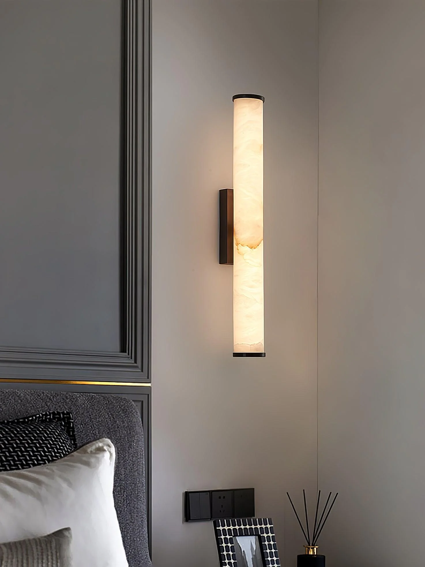 Callisto Alabaster Wall Lamp - Image 15