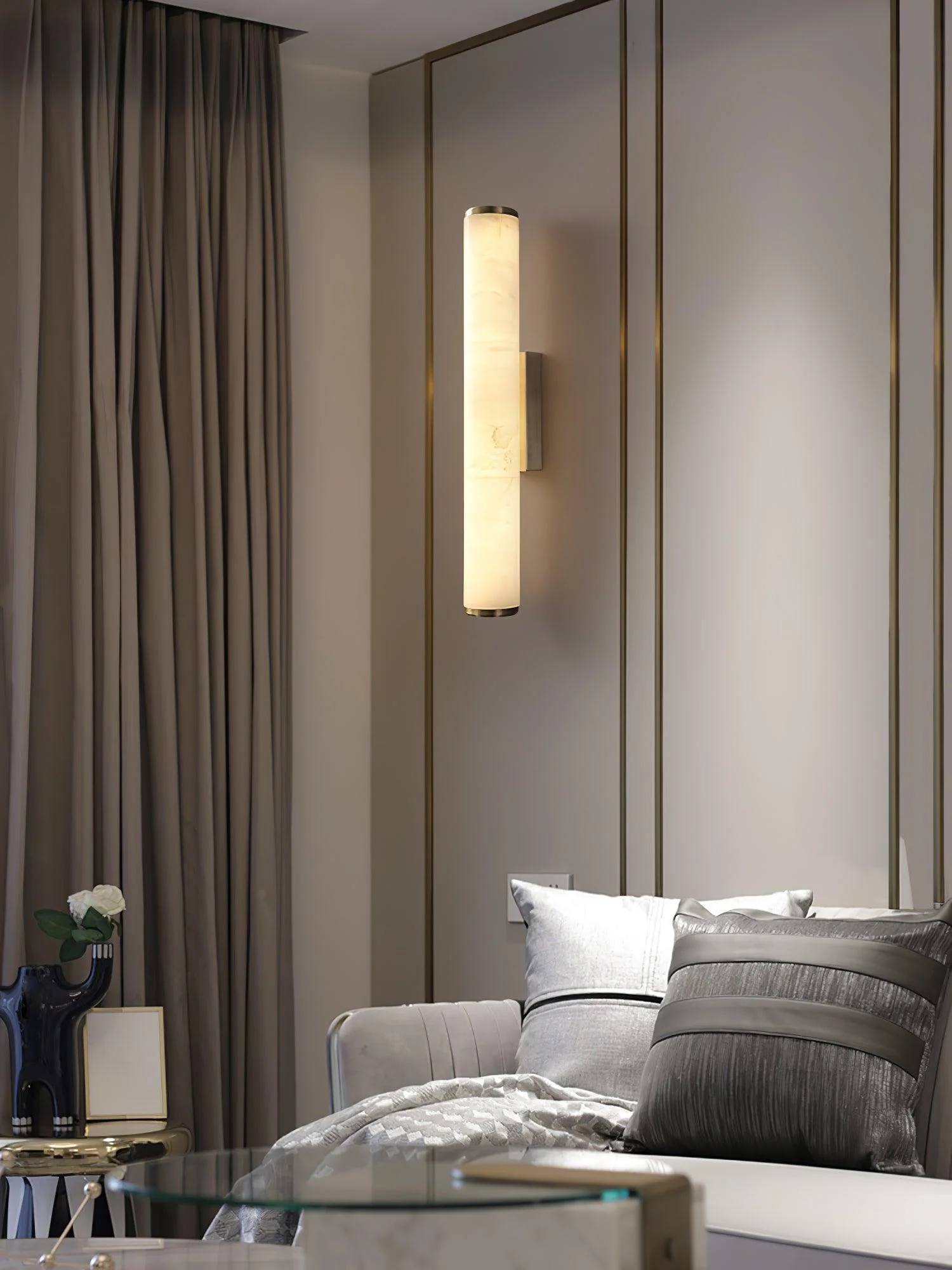 Callisto Alabaster Wall Lamp - Image 16