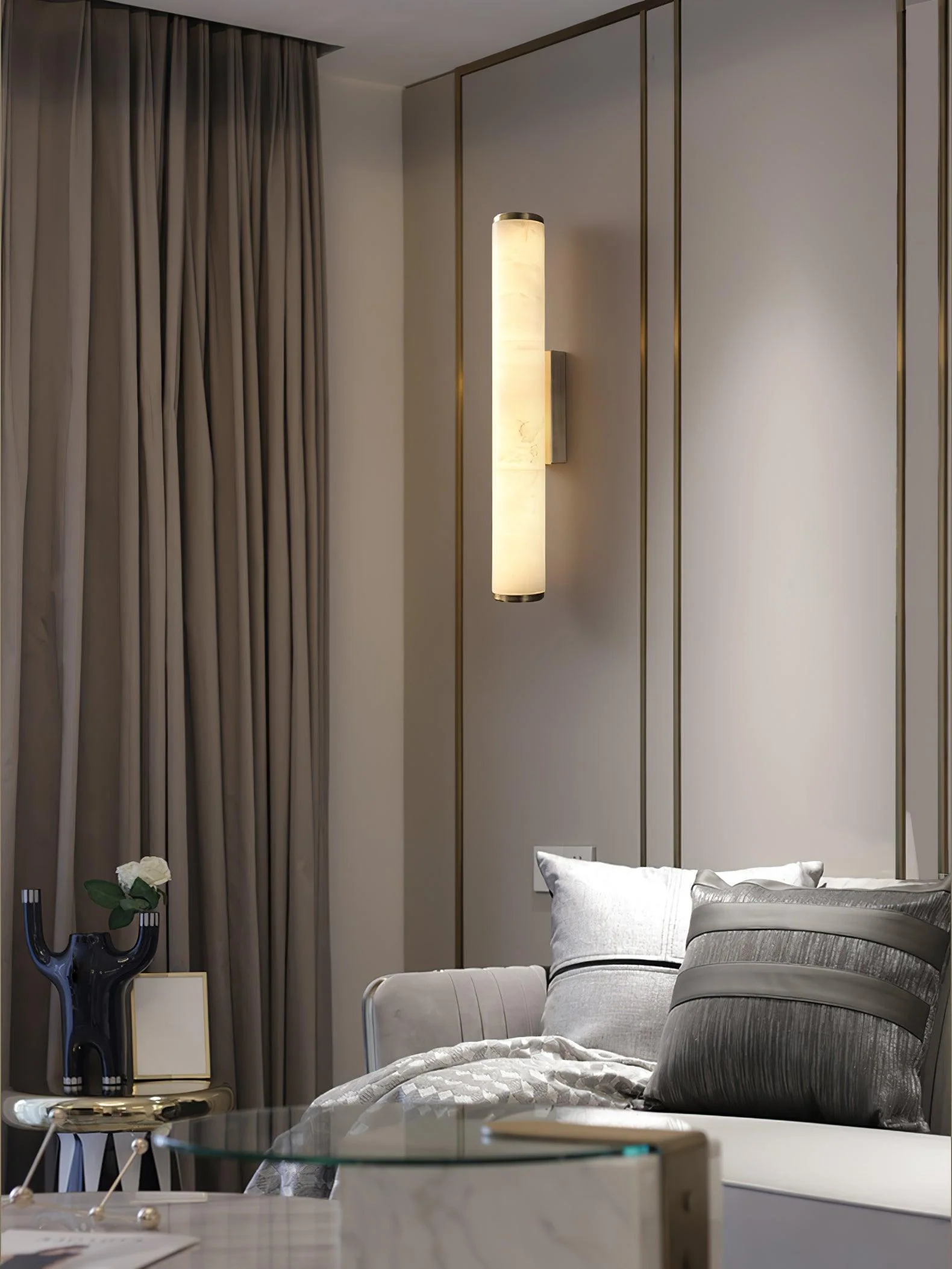 Callisto Alabaster Wall Lamp - Image 19