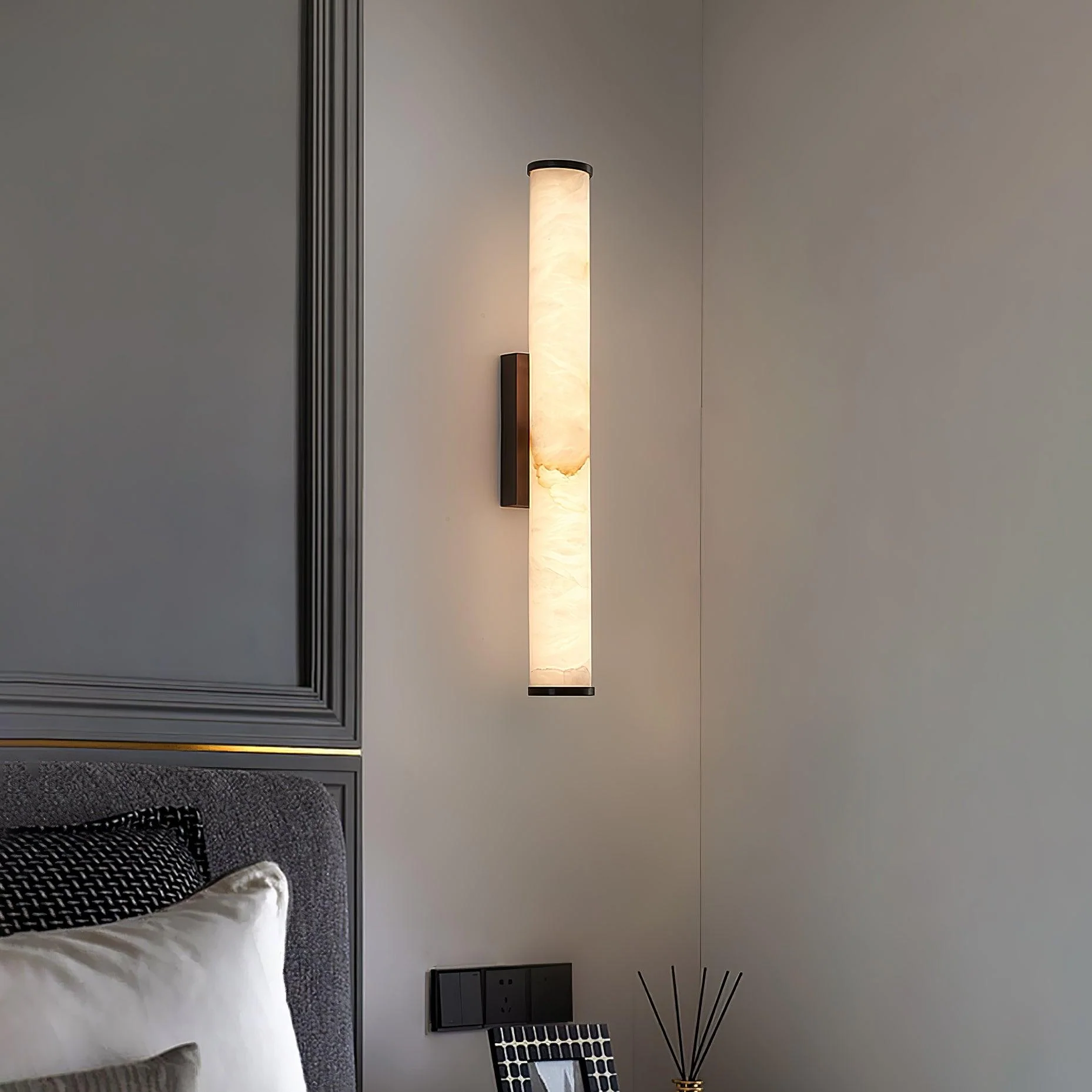 Callisto Alabaster Wall Lamp - Image 7