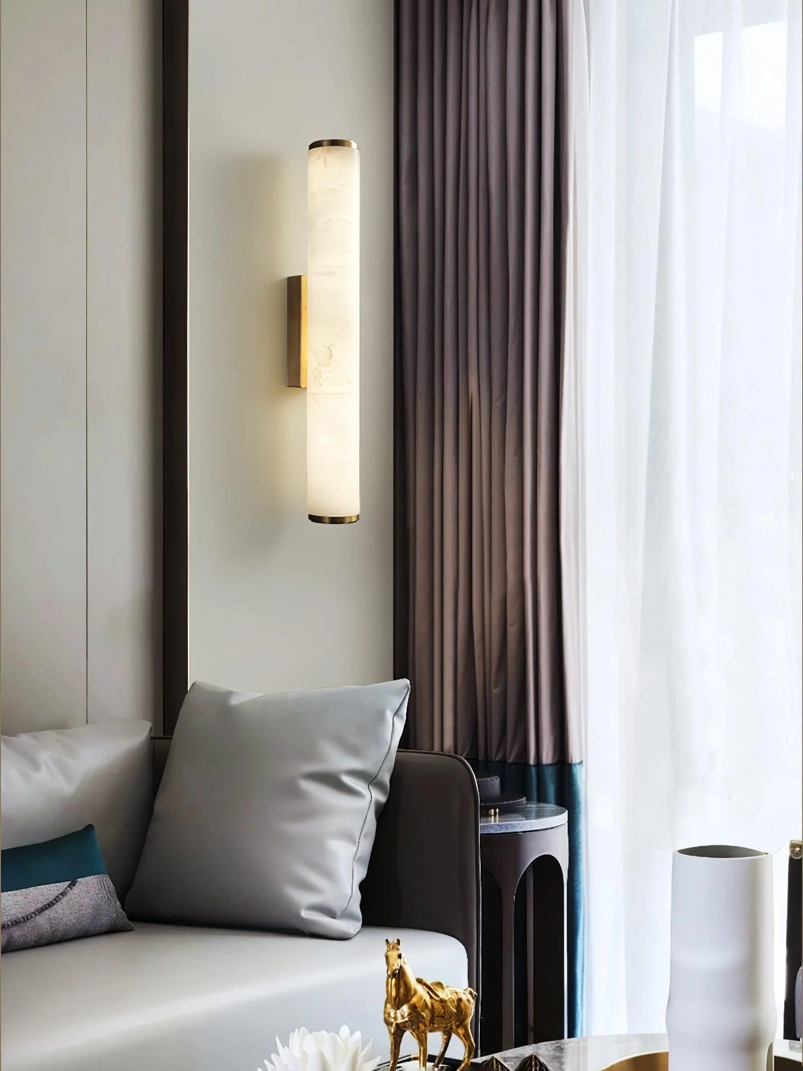 Callisto Alabaster Wall Lamp - Image 9