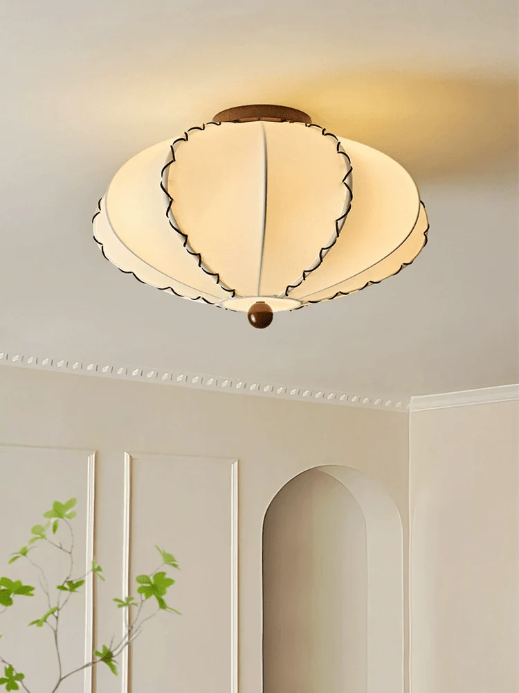 Calloped Edge Fabric Ceiling Light - Image 11