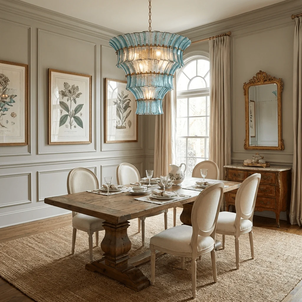 Calyra Tiered Glass Chandelier - Image 11