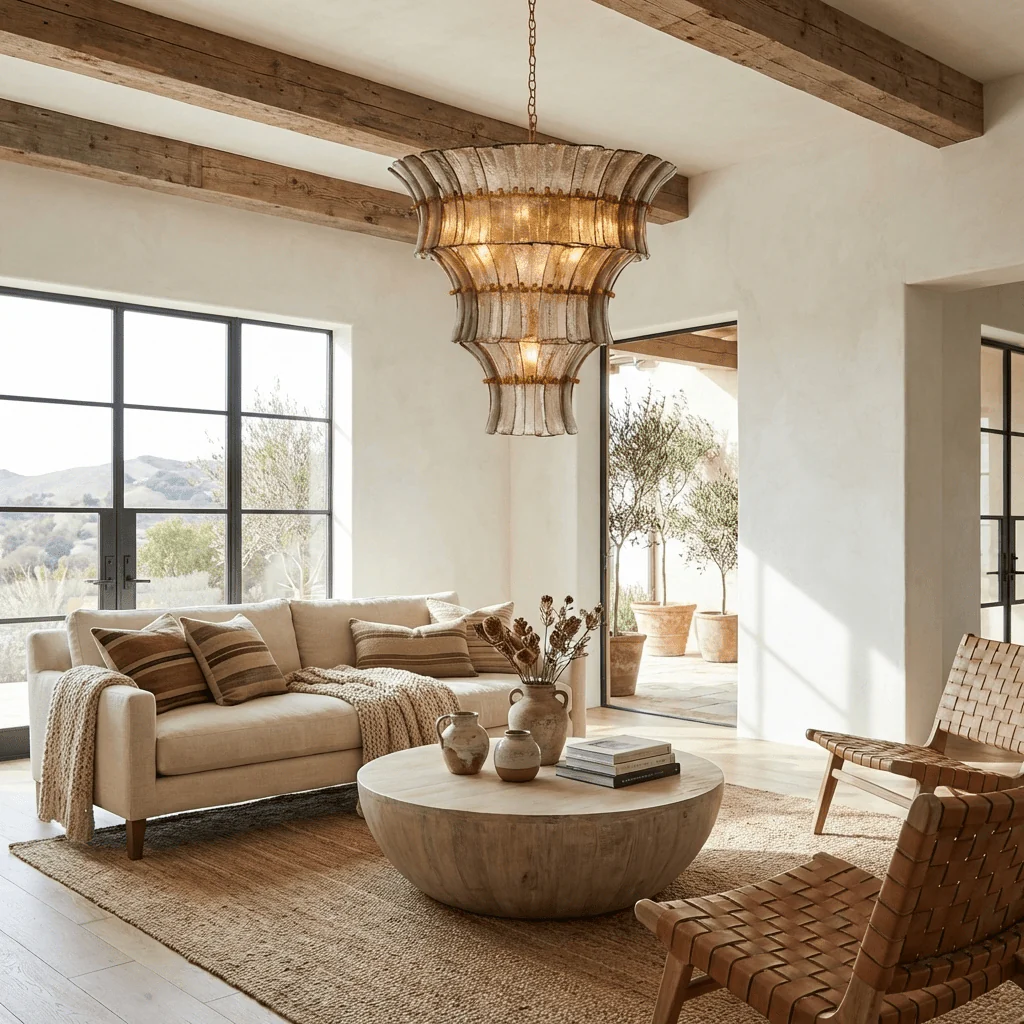 Calyra Tiered Glass Chandelier - Image 13