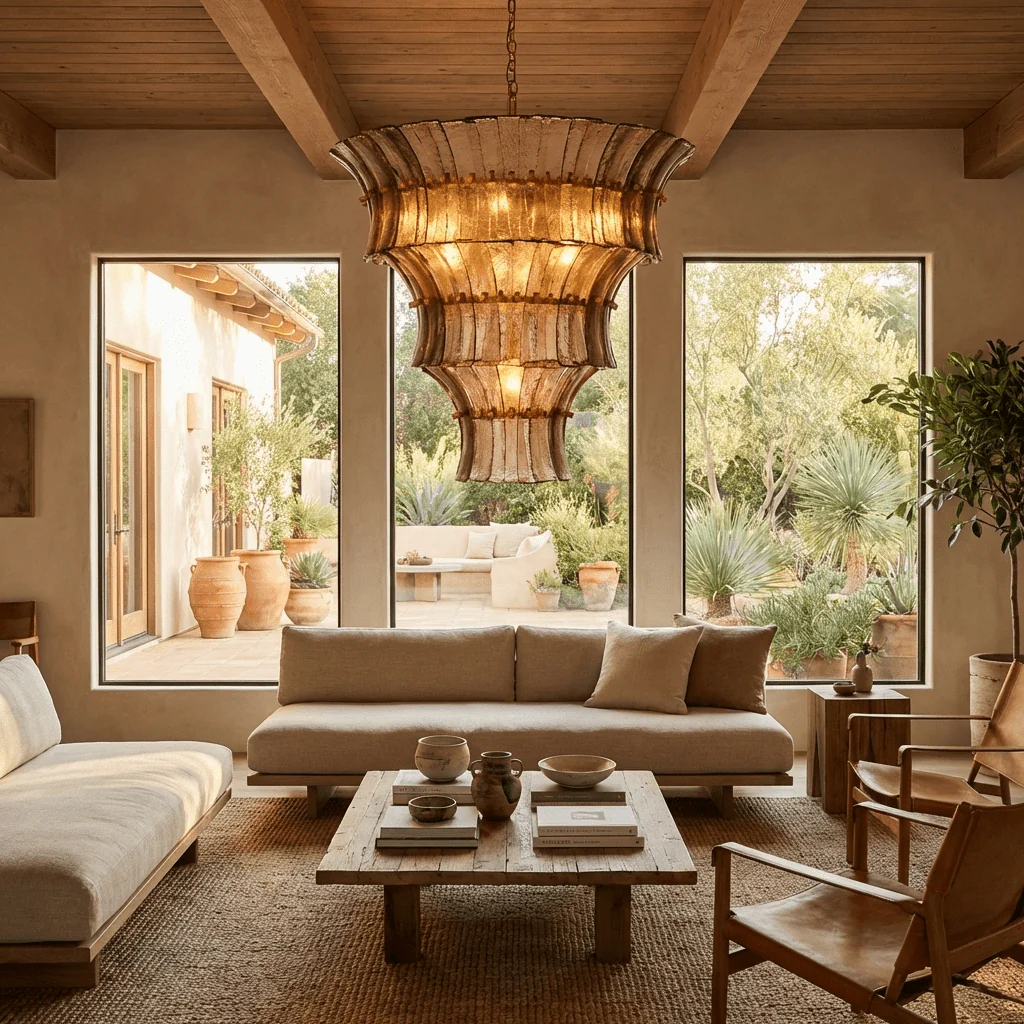Calyra Tiered Glass Chandelier - Image 3