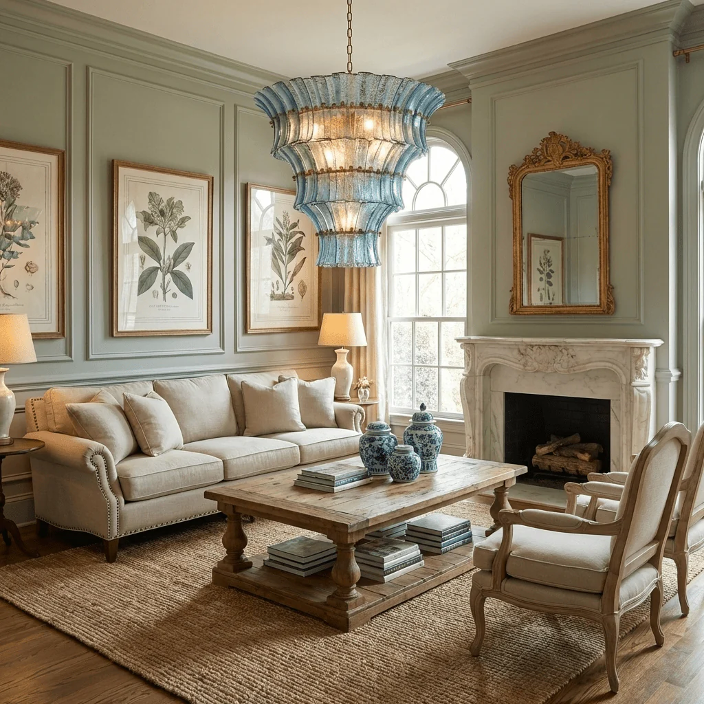 Calyra Tiered Glass Chandelier - Image 4