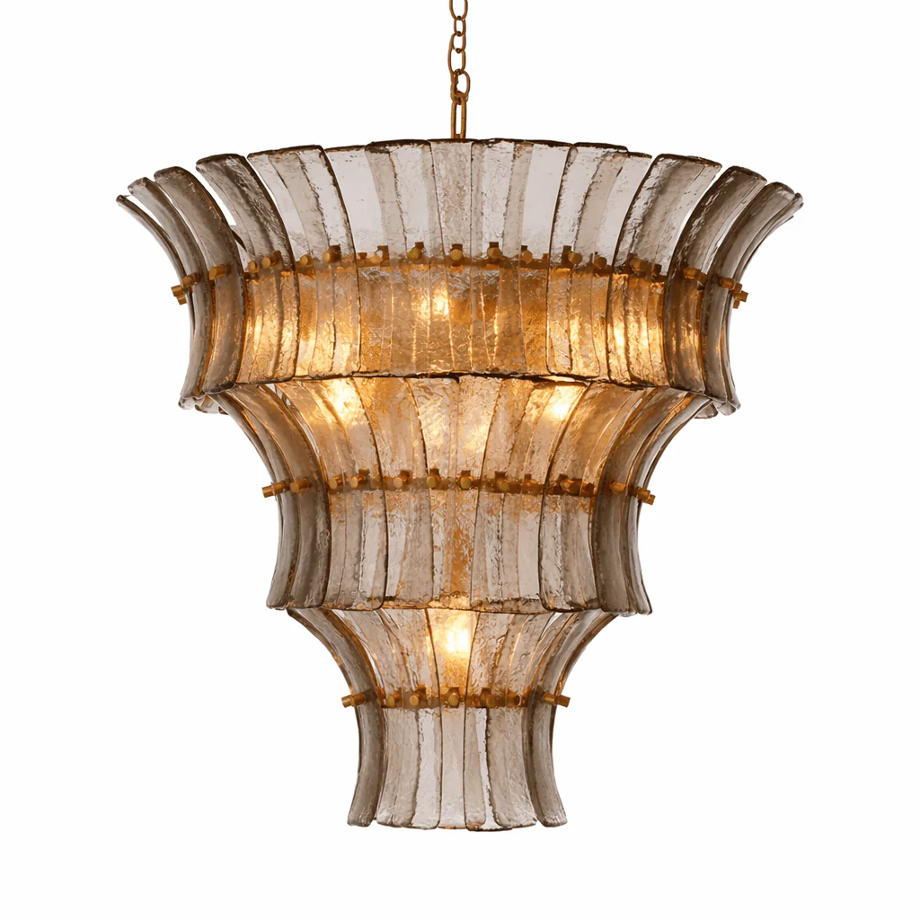 Calyra Tiered Glass Chandelier - Image 7