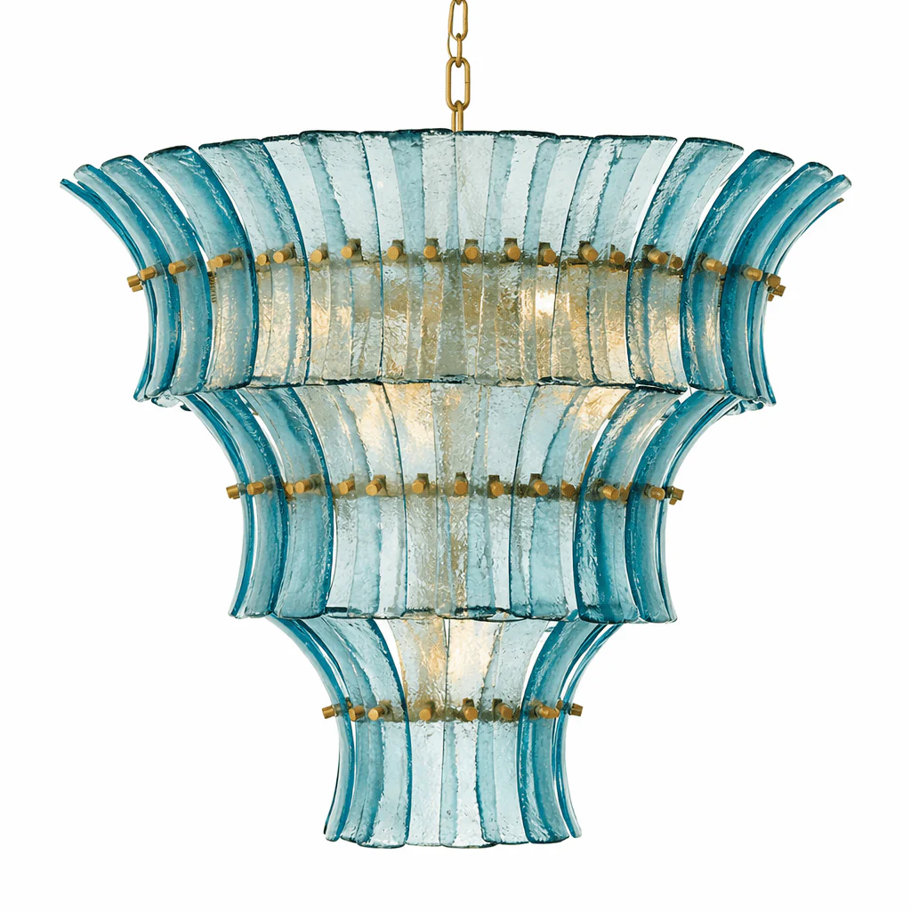 Calyra Tiered Glass Chandelier - Image 8