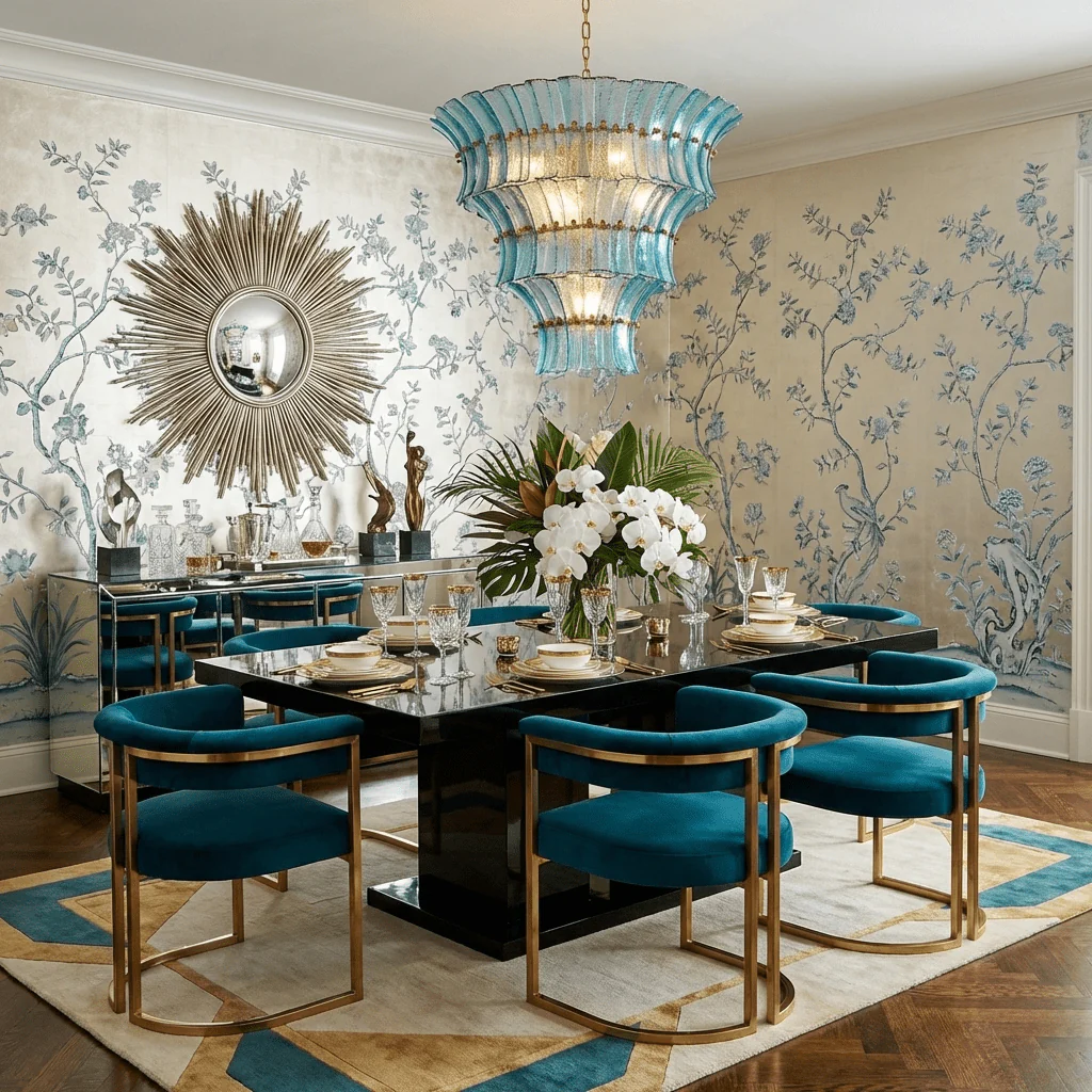 Calyra Tiered Glass Chandelier - Image 9