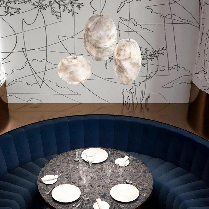 Camille Alabaster Pendant Lamp - Image 12