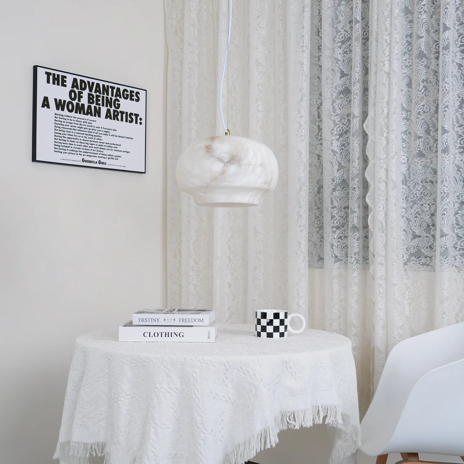 Camille Alabaster Pendant Lamp - Image 27